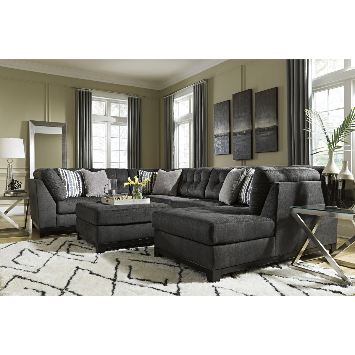 Ashley Reidshire 6762208 Oversized Accent Ottoman IMAGE 9
