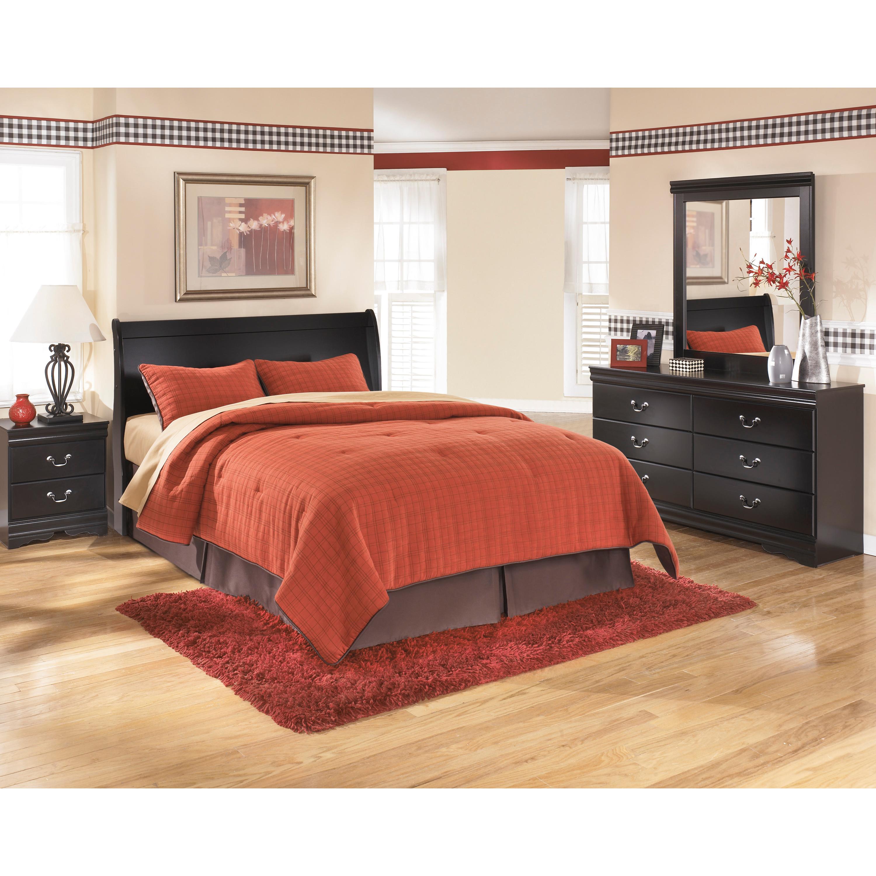 Signature Design by Ashley Huey Vineyard B128B1 Dresser and Mirror IMAGE 2