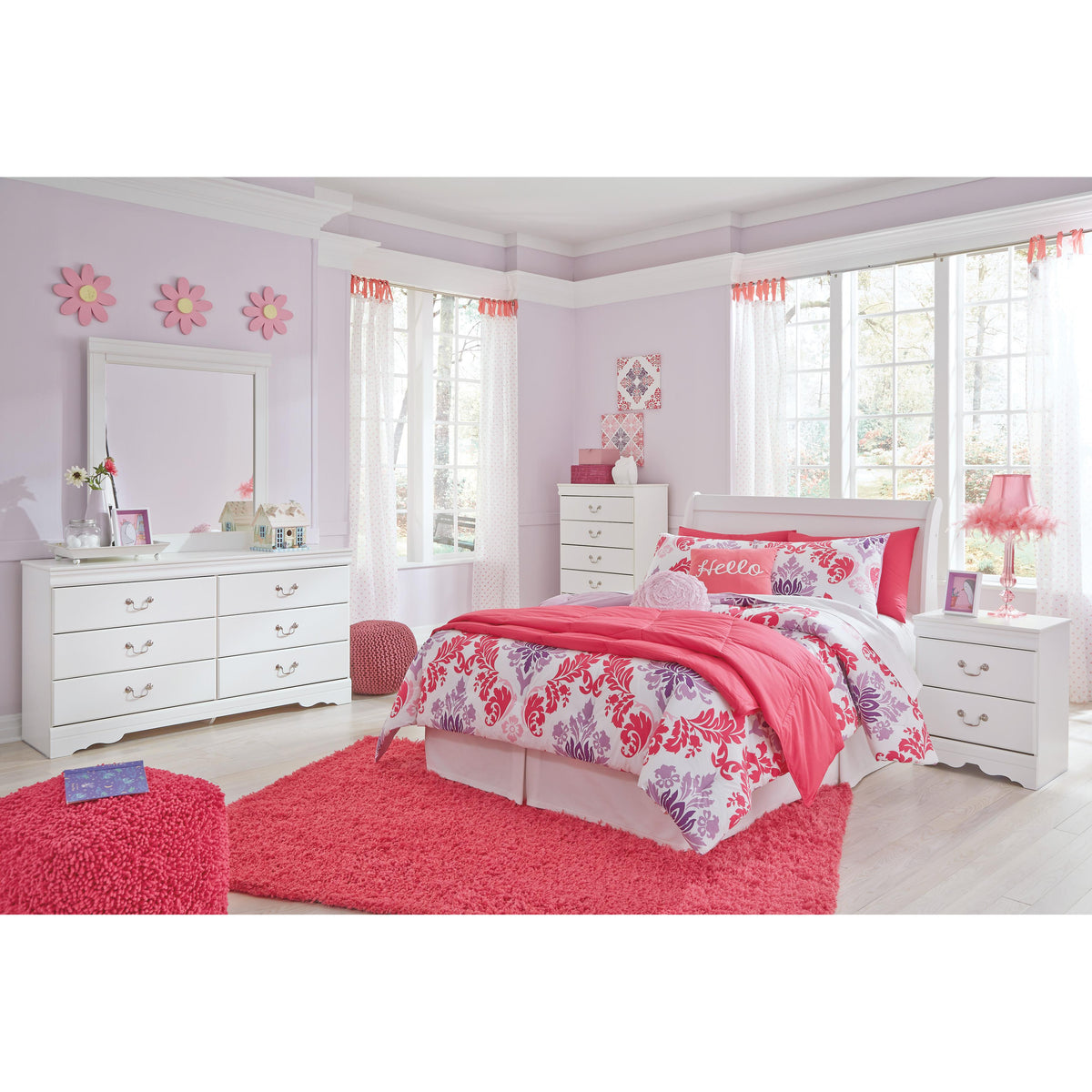 Signature Design by Ashley Anarasia B129B3 Dresser and Mirror IMAGE 11