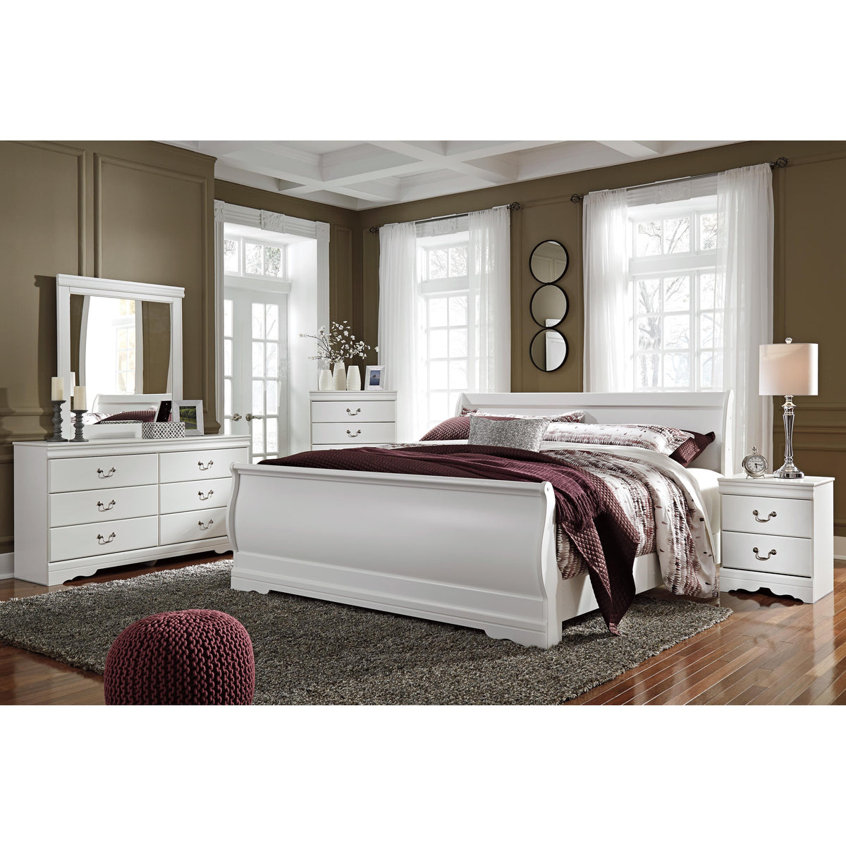 Signature Design by Ashley Anarasia B129B3 Dresser and Mirror IMAGE 8