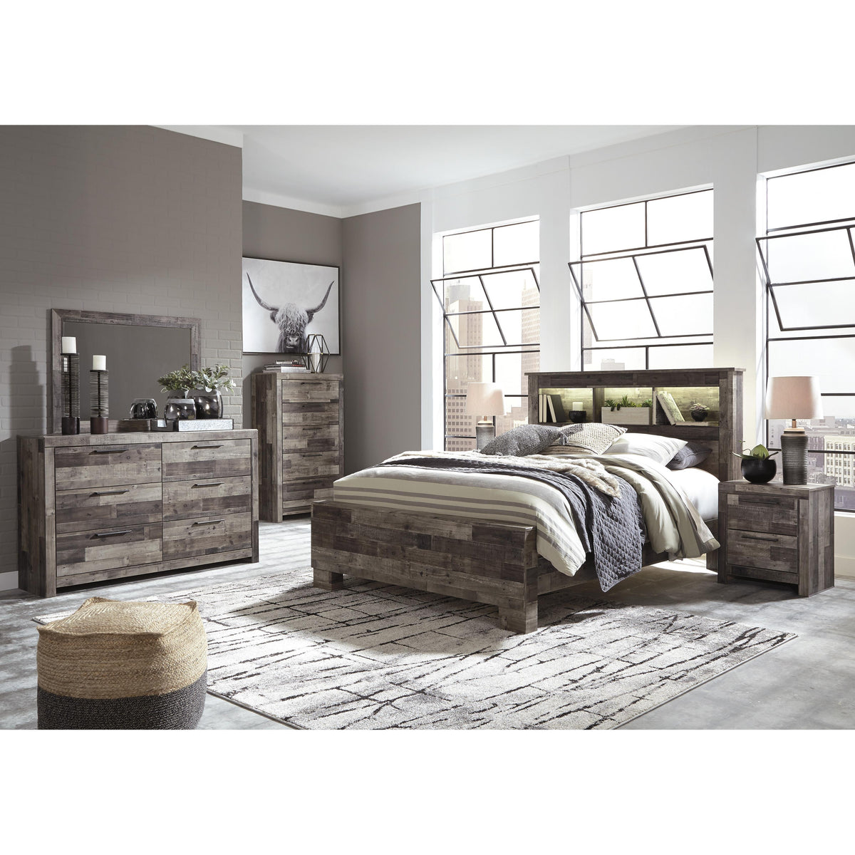 Benchcraft Derekson B200B1 Dresser and Mirror IMAGE 12