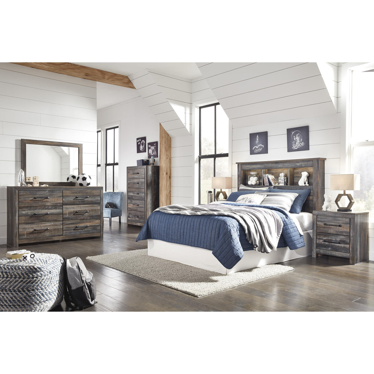 Signature Design by Ashley Drystan B211B1 Dresser and Mirror IMAGE 6