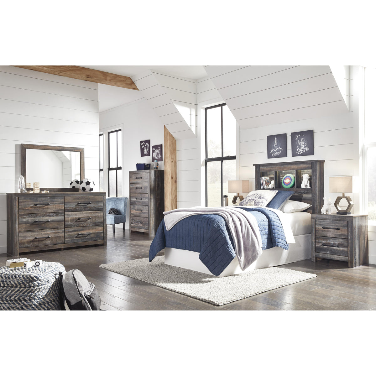 Signature Design by Ashley Drystan B211B1 Dresser and Mirror IMAGE 9