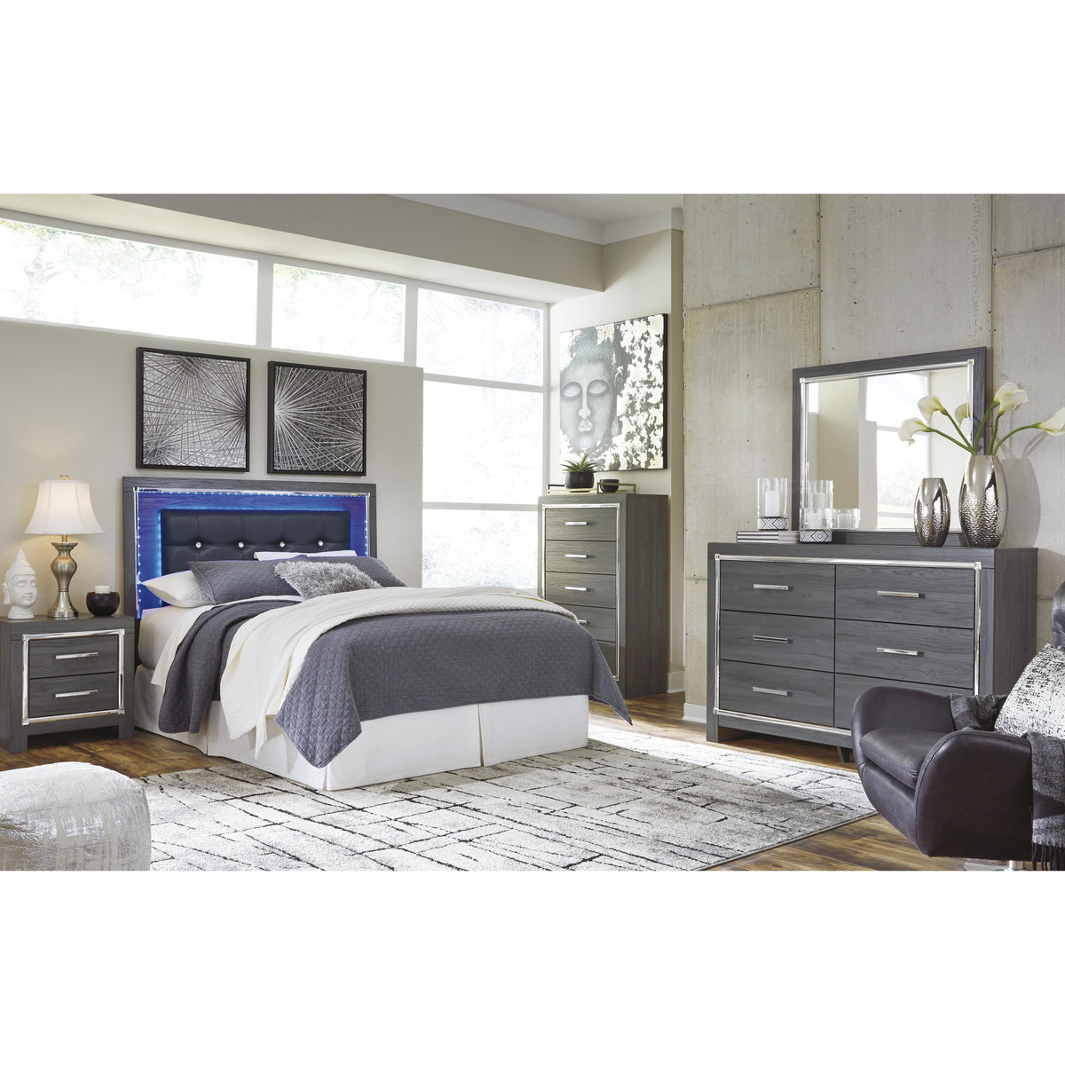 Signature Design by Ashley Lodanna B214B1 Dresser and Mirror IMAGE 11