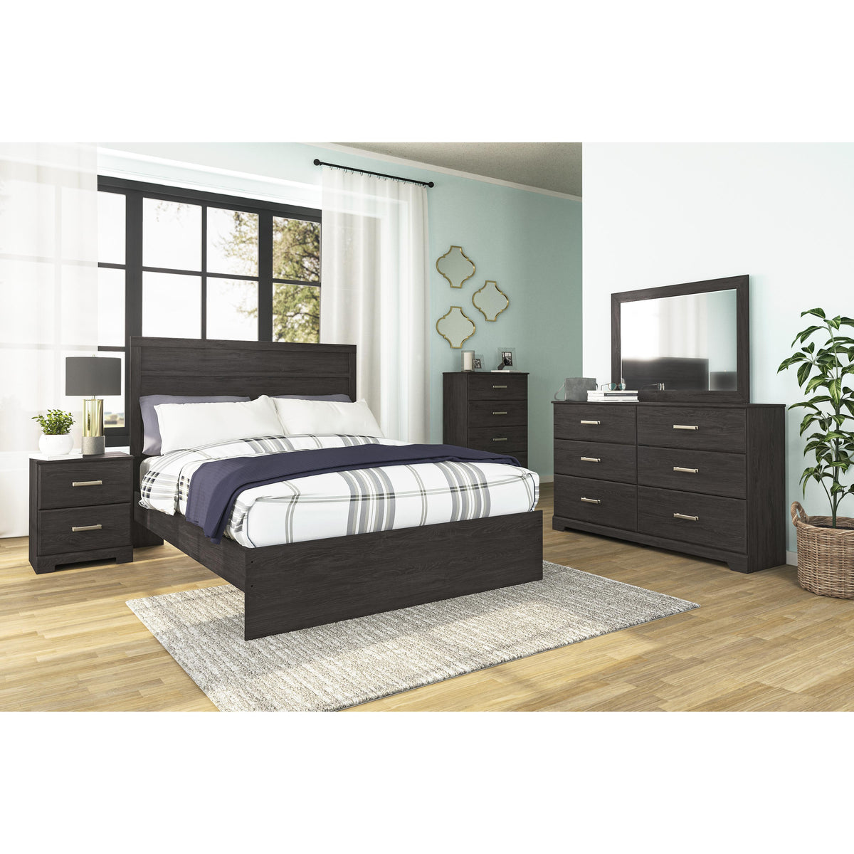 Signature Design by Ashley Belachime B2589B1 Dresser and Mirror IMAGE 6