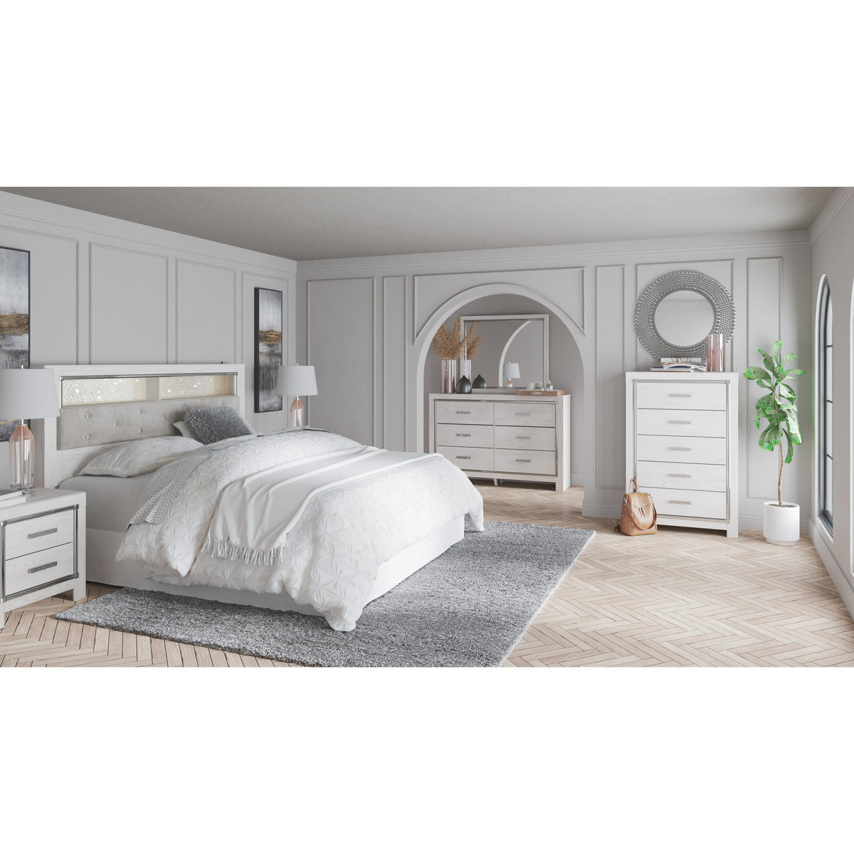 Signature Design by Ashley Altyra B2640B1 Dresser and Mirror IMAGE 7
