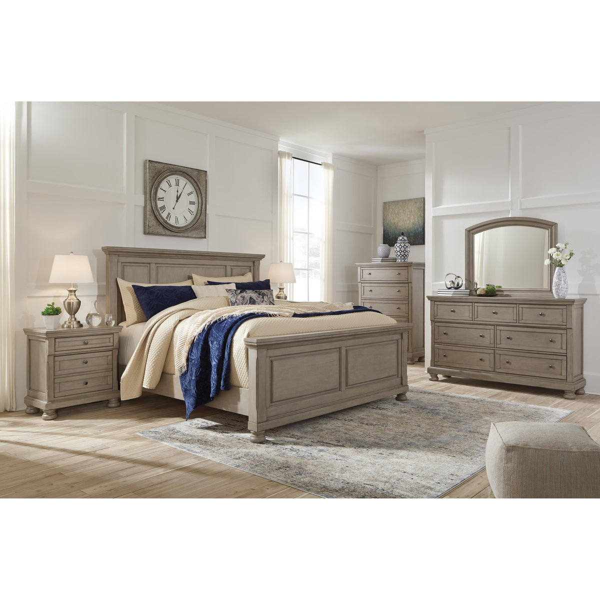 Signature Design by Ashley Lettner B733B1 Dresser and Mirror IMAGE 3