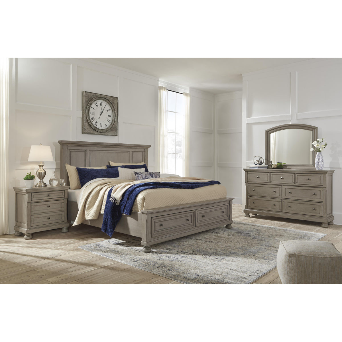 Signature Design by Ashley Lettner B733B1 Dresser and Mirror IMAGE 7