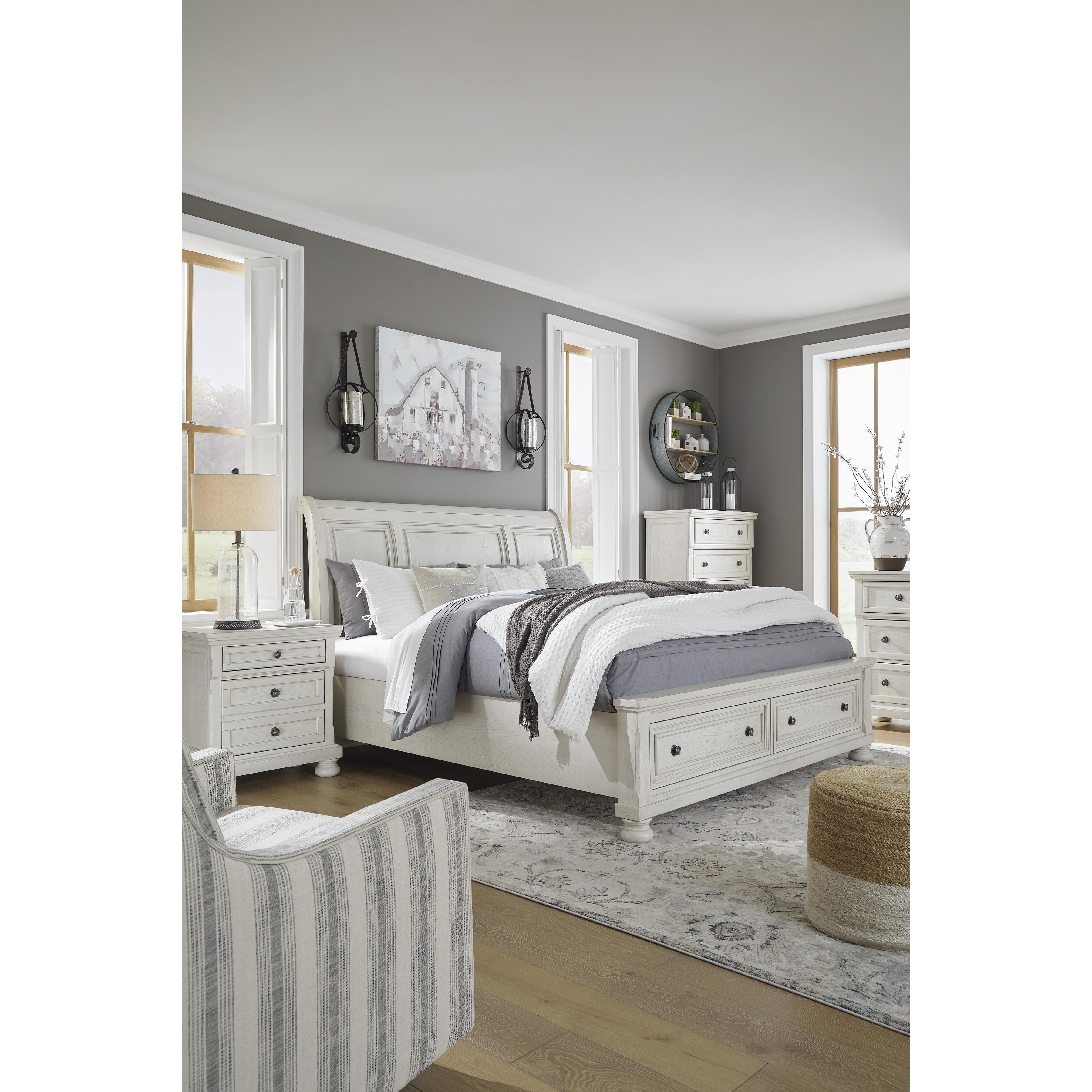 Signature Design by Ashley Robbinsdale B742B3 Queen Sleigh Bed with Storage IMAGE 7