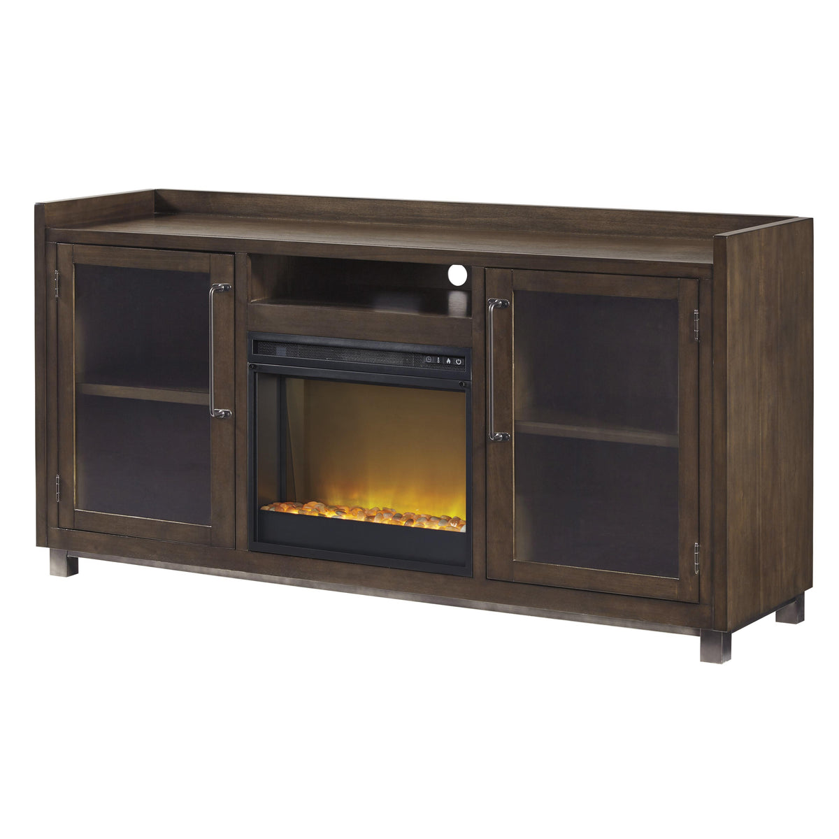 Signature Design by Ashley Starmore W633W4 70" TV Stand with Electric Fireplace IMAGE 1