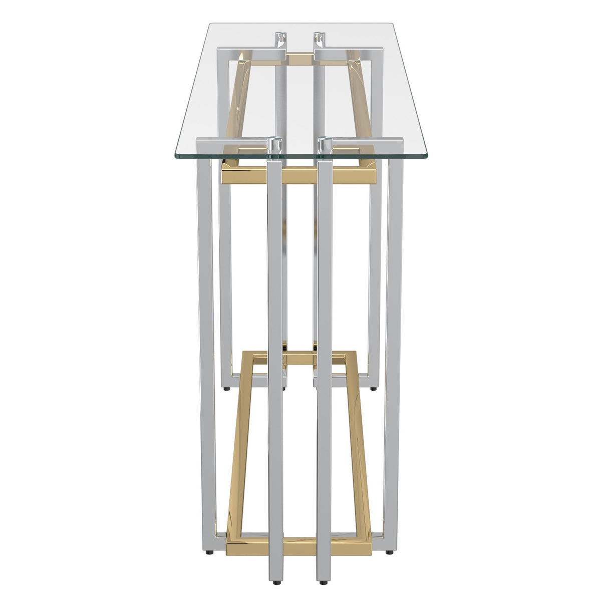 !nspire Florina 502-561CH Console Table - Silver and Gold IMAGE 4
