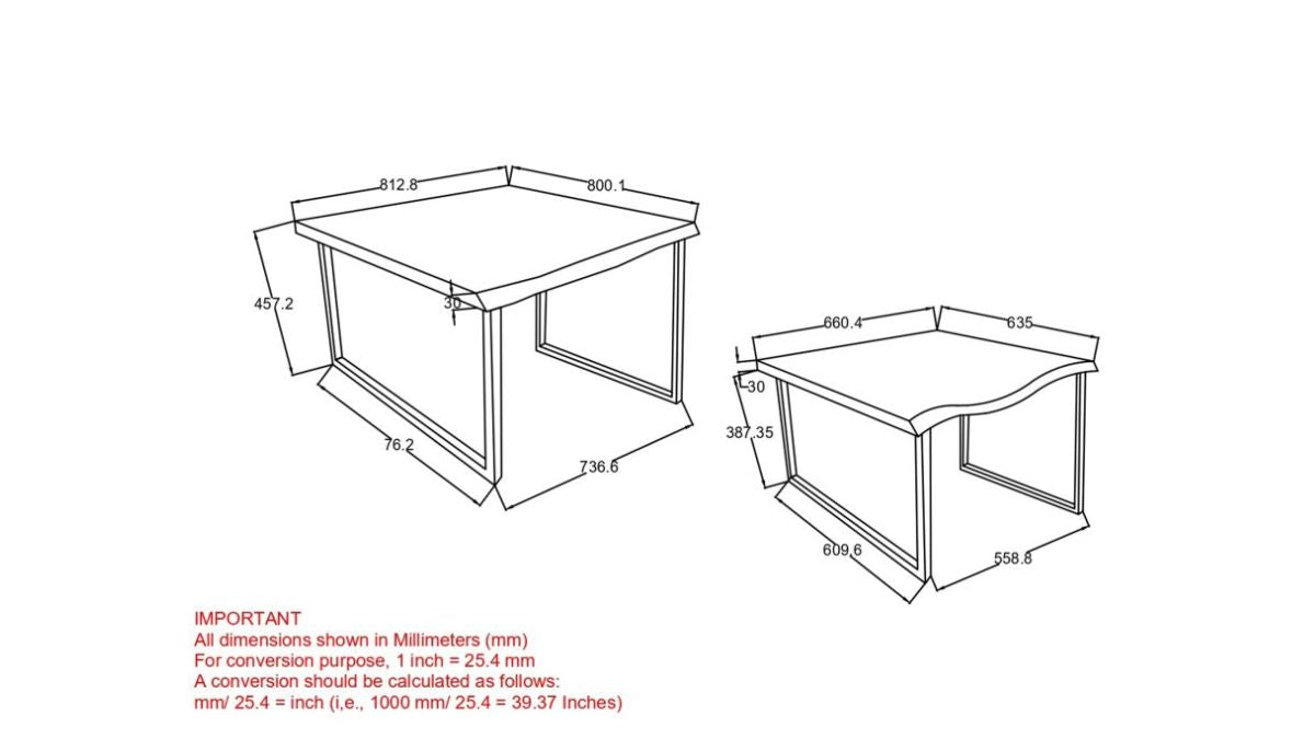JIVIN COFFEE TABLE (SET OF 2)