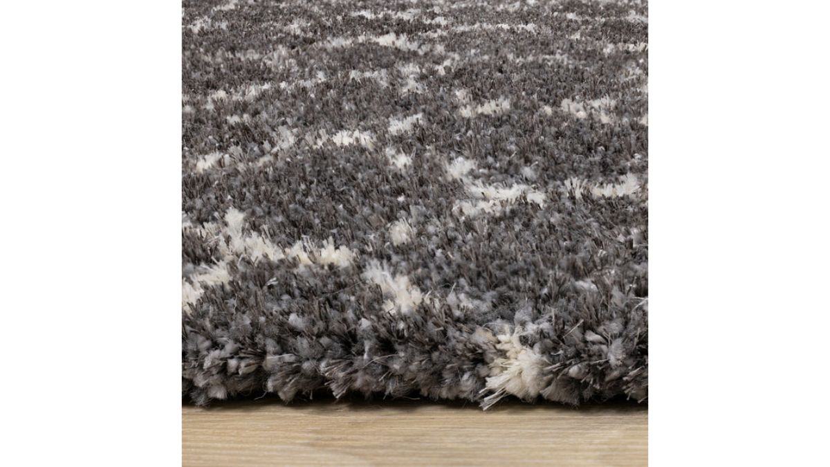 Lane Grey Cream Lattice Luxury Rug