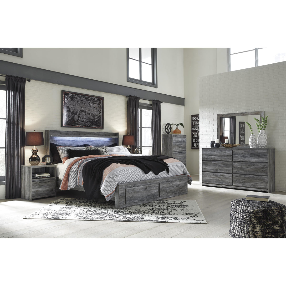Signature Design by Ashley Baystorm B221B30 Dresser and Mirror IMAGE 11