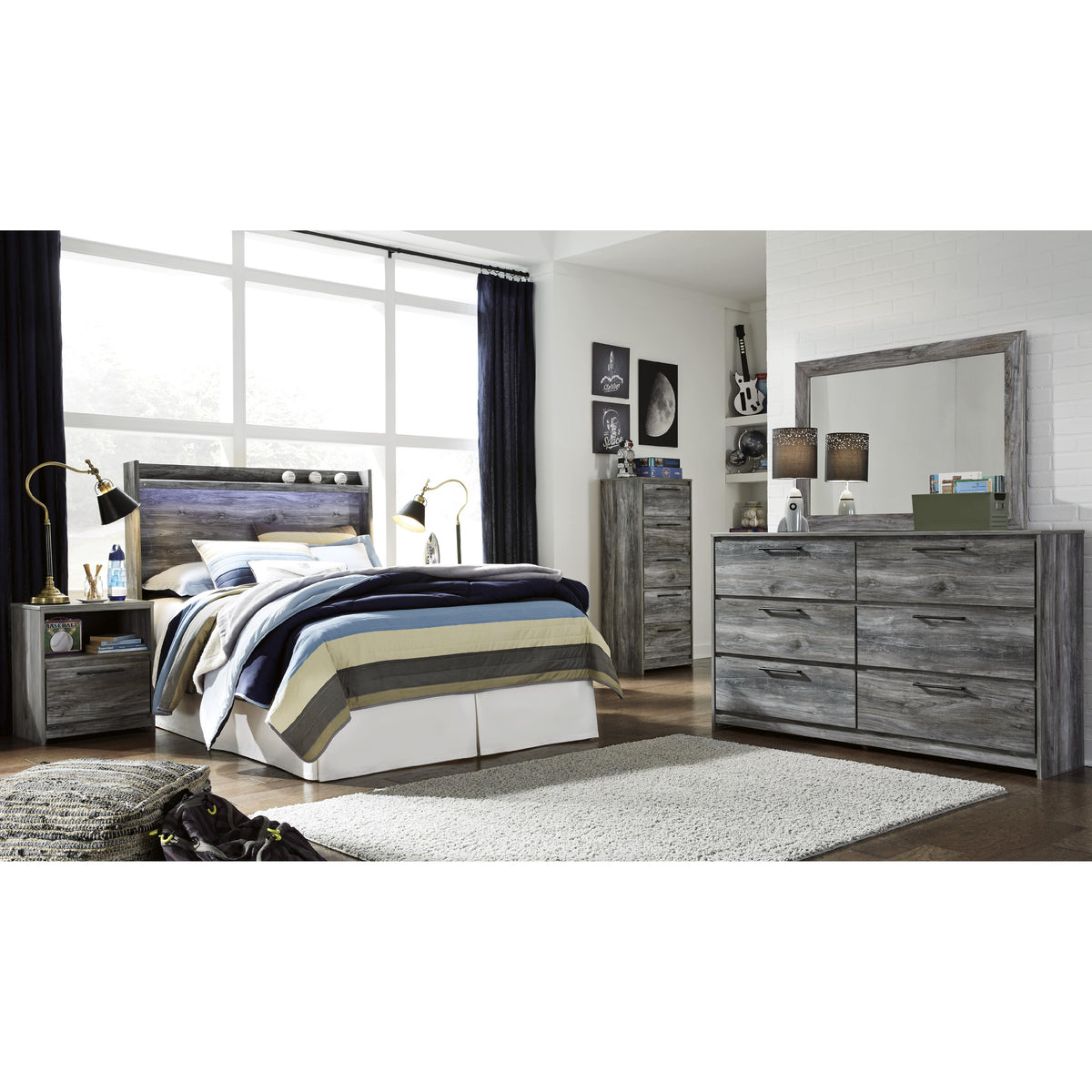 Signature Design by Ashley Baystorm B221B30 Dresser and Mirror IMAGE 19