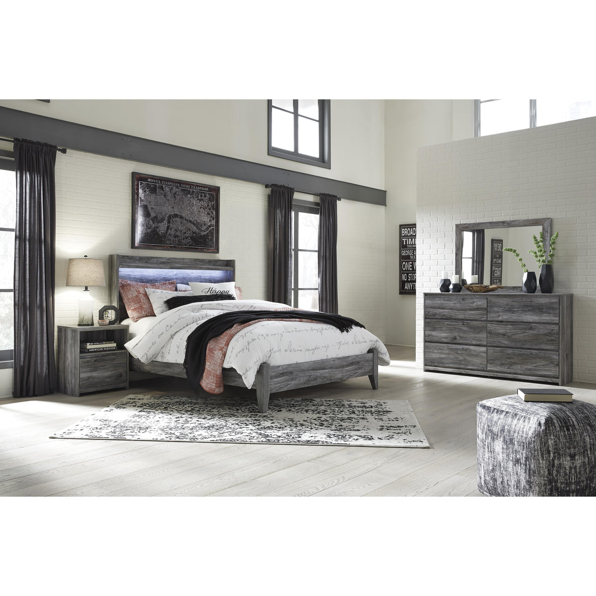 Signature Design by Ashley Baystorm B221B30 Dresser and Mirror IMAGE 7