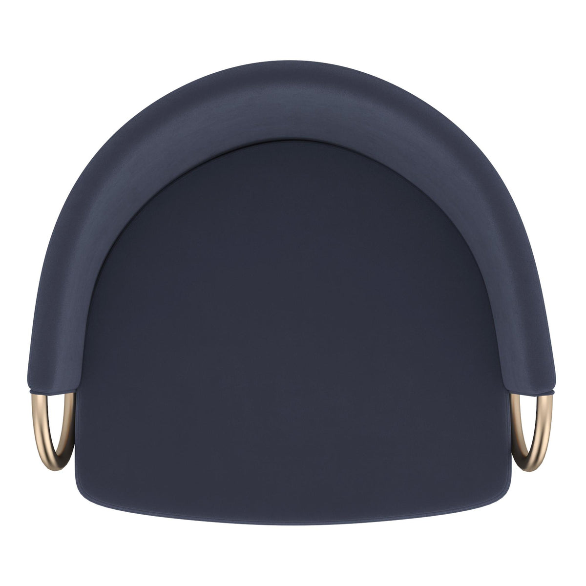 !nspire Lavo 203-560BLU 26" Counter Stool - Blue and Black and Gold IMAGE 6
