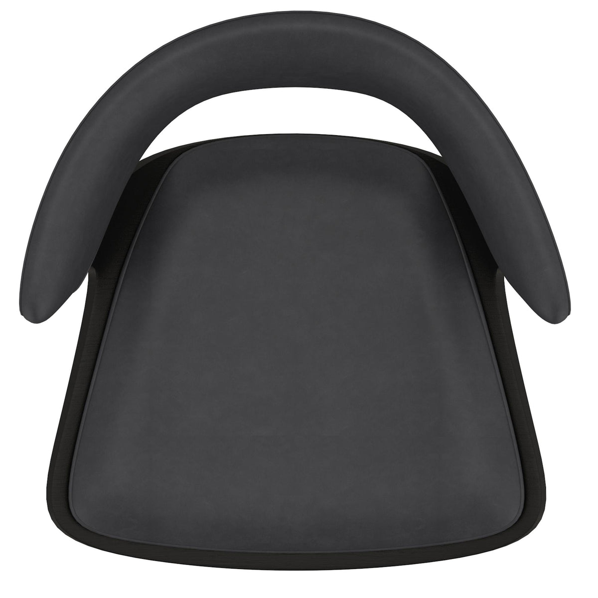 !nspire Rover 203-554CH Adjustable Air Lift Stool - Charcoal and Black IMAGE 6