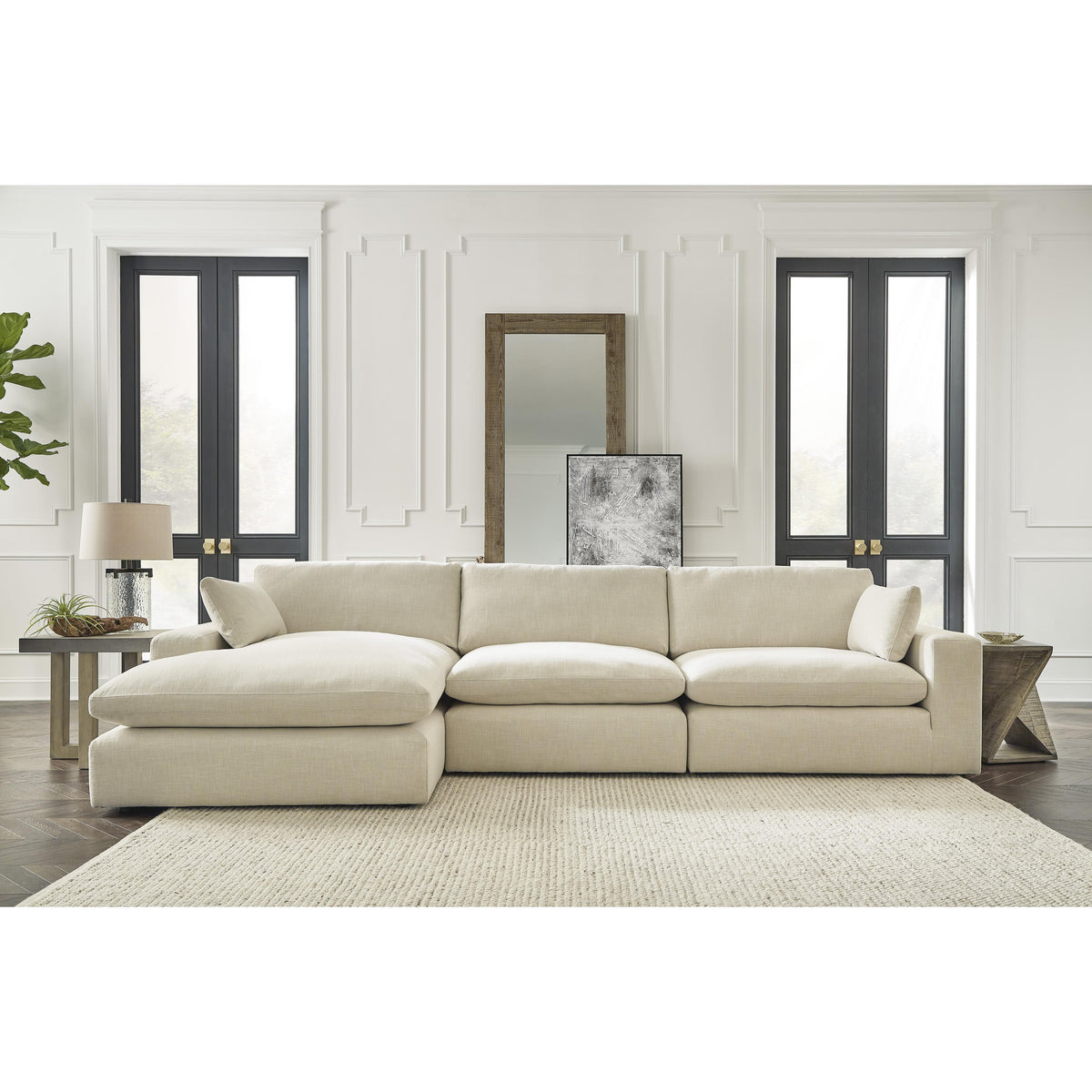 Benchcraft Elyza 10006S3 3 pc Sectional with Chaise IMAGE 3