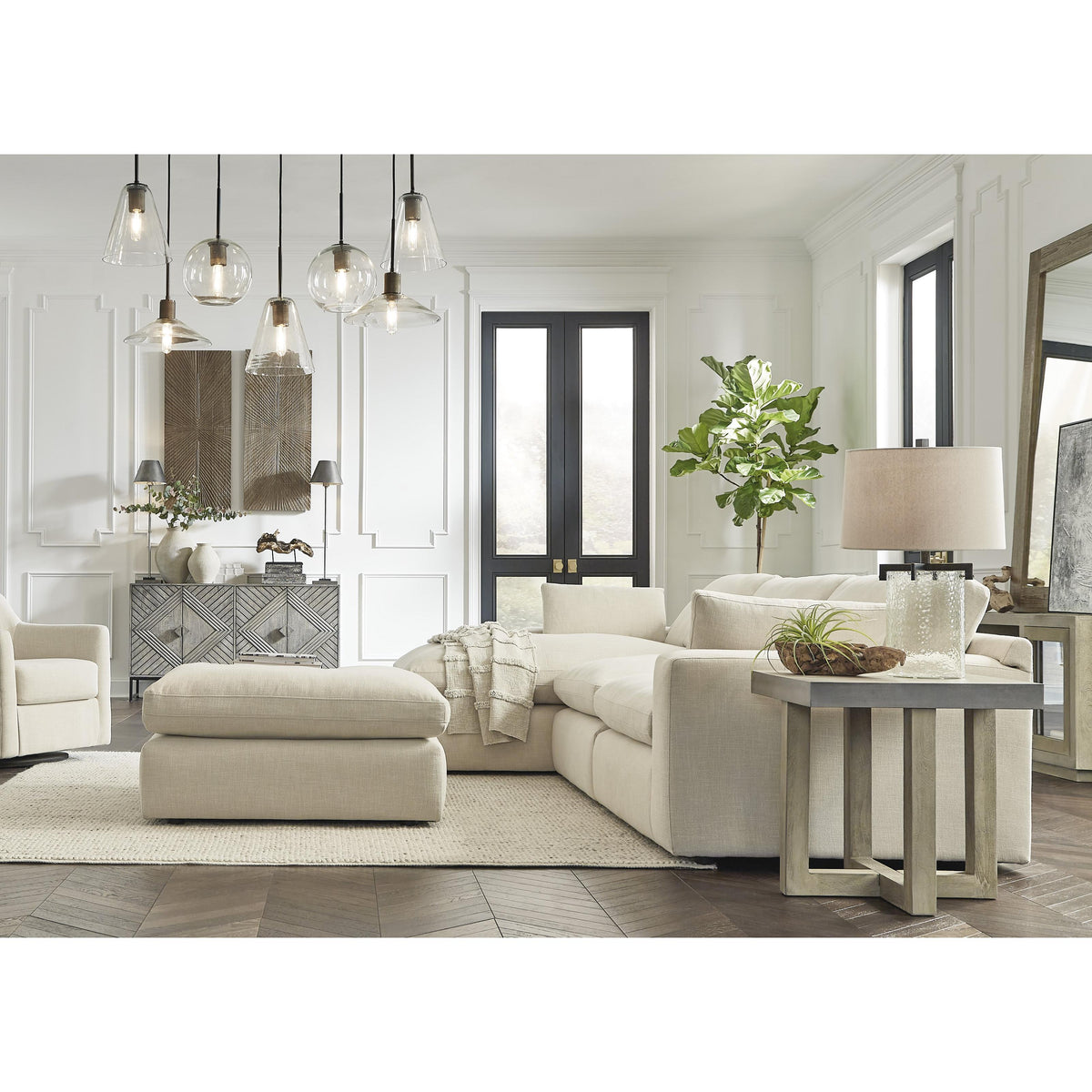 Benchcraft Elyza 10006S3 3 pc Sectional with Chaise IMAGE 5