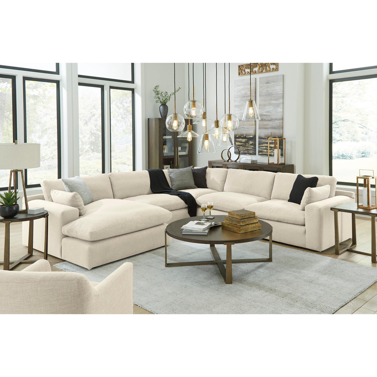 Benchcraft Elyza 10006S6 5 pc Sectional with Chaise IMAGE 3