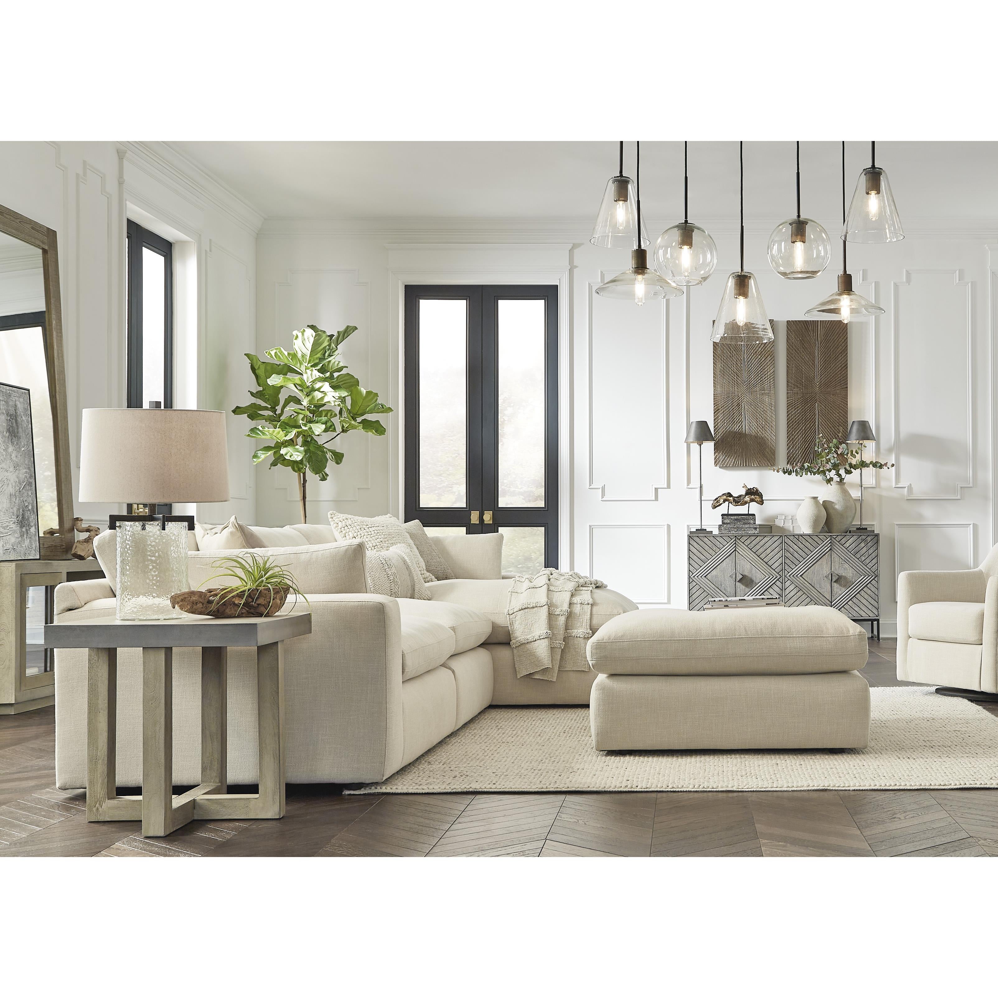 Benchcraft Elyza 1000608 Oversized Accent Ottoman IMAGE 5