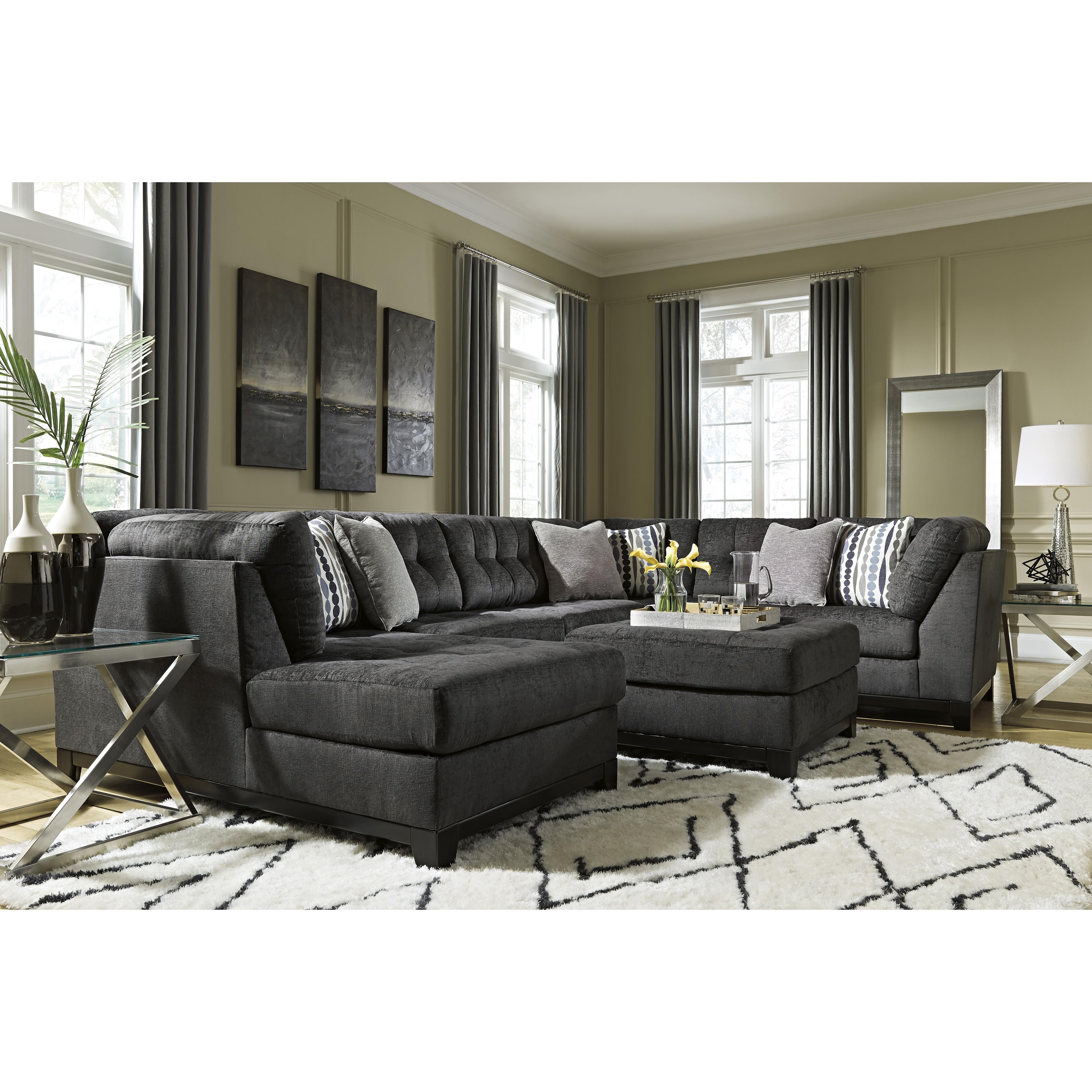 Ashley Reidshire 67622S1 3 pc Sectional with Chaise IMAGE 5