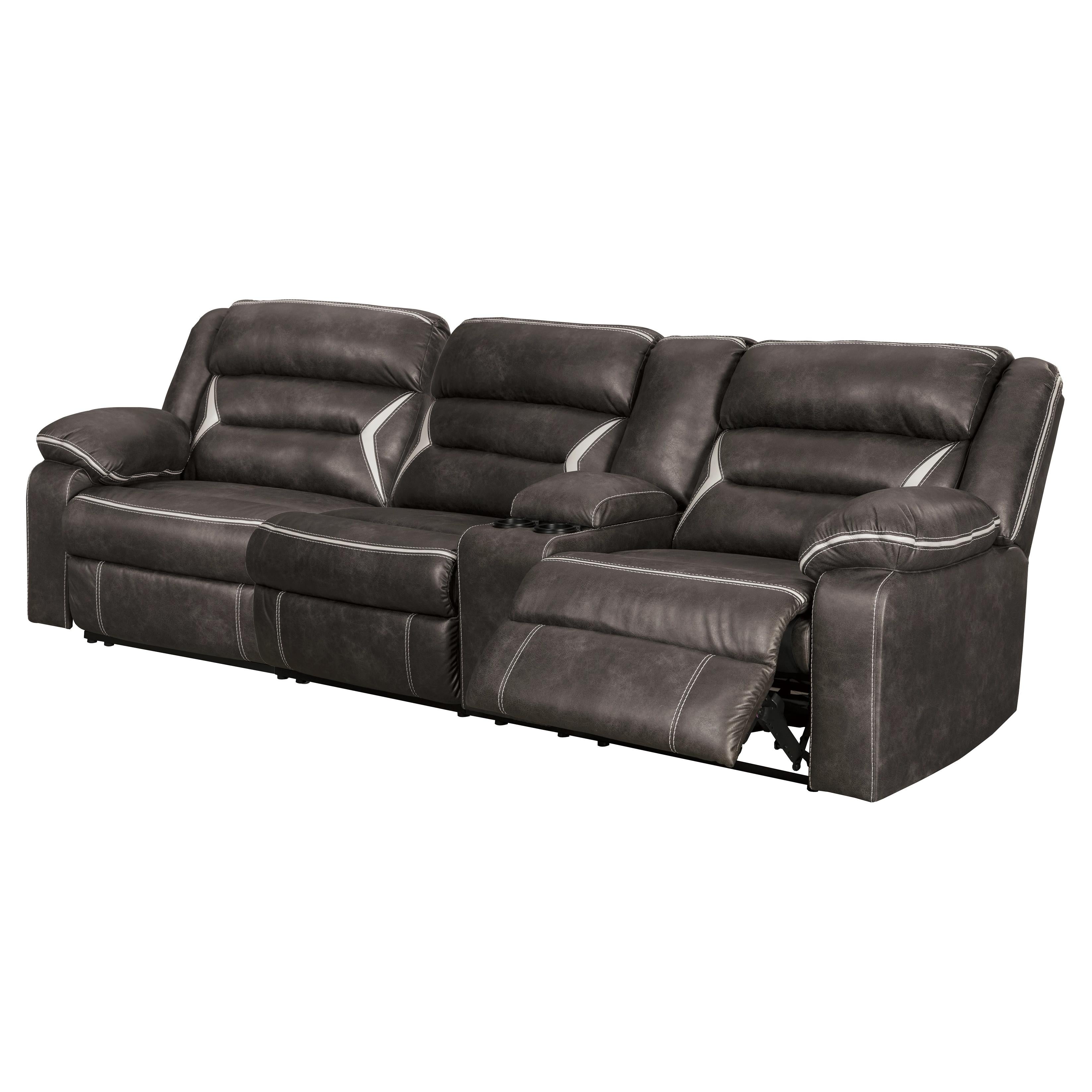 Signature Design by Ashley Kincord 13104S1 2 pc Power Reclining Sectional Sofa IMAGE 1