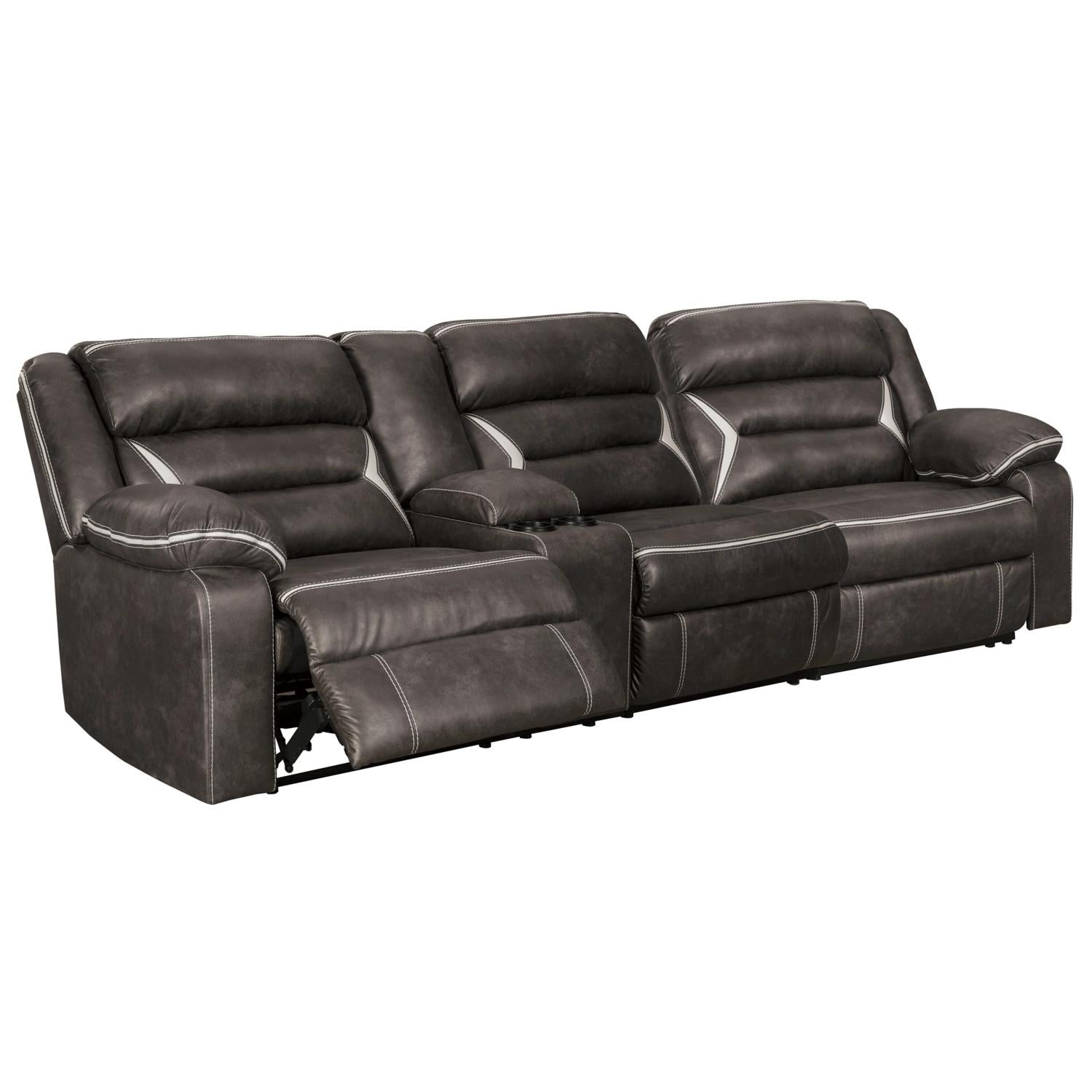 Signature Design by Ashley Kincord 13104S2 2 pc Power Reclining Sectional Sofa IMAGE 1