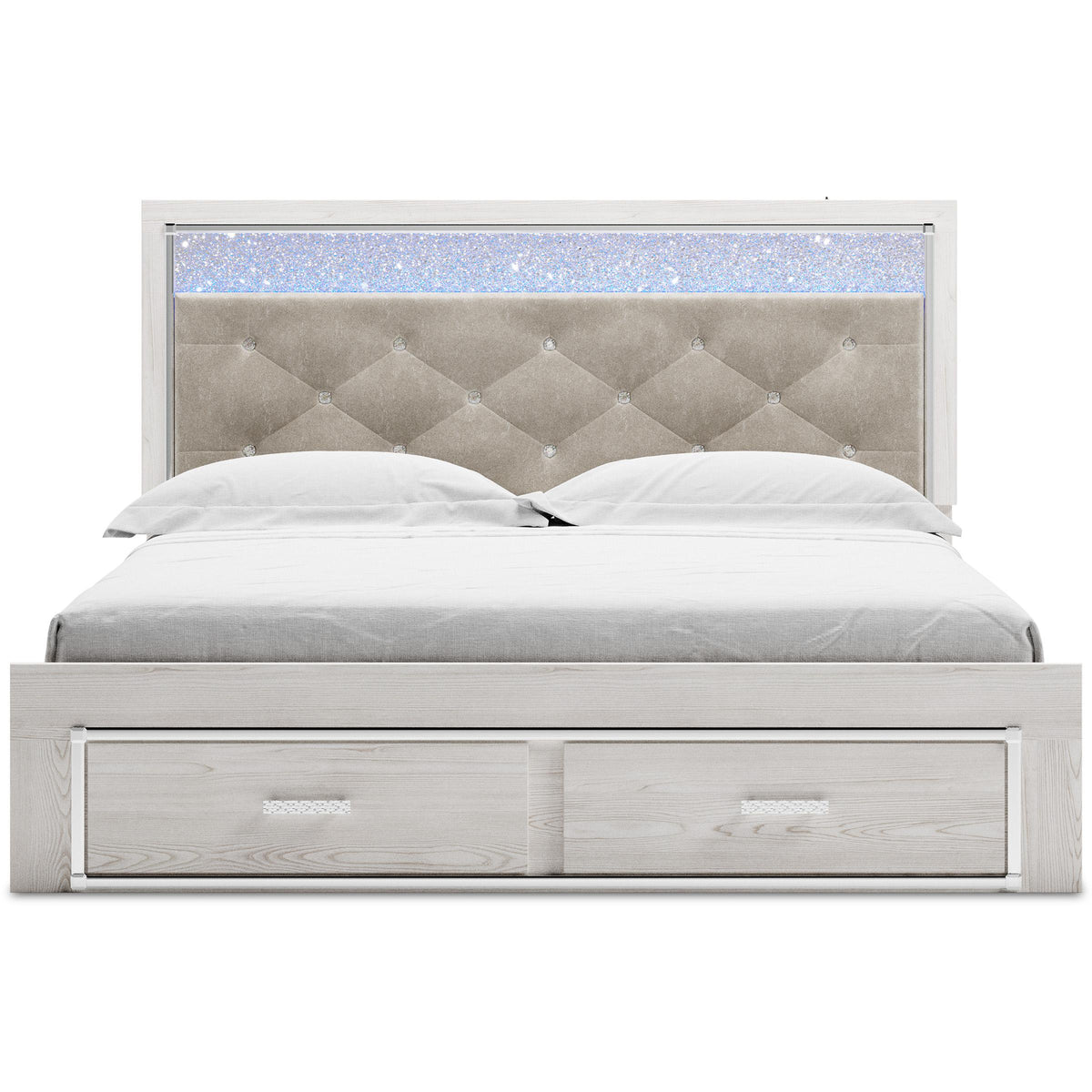 Signature Design by Ashley Altyra B2640B29 King Upholstered Storage Bed IMAGE 2