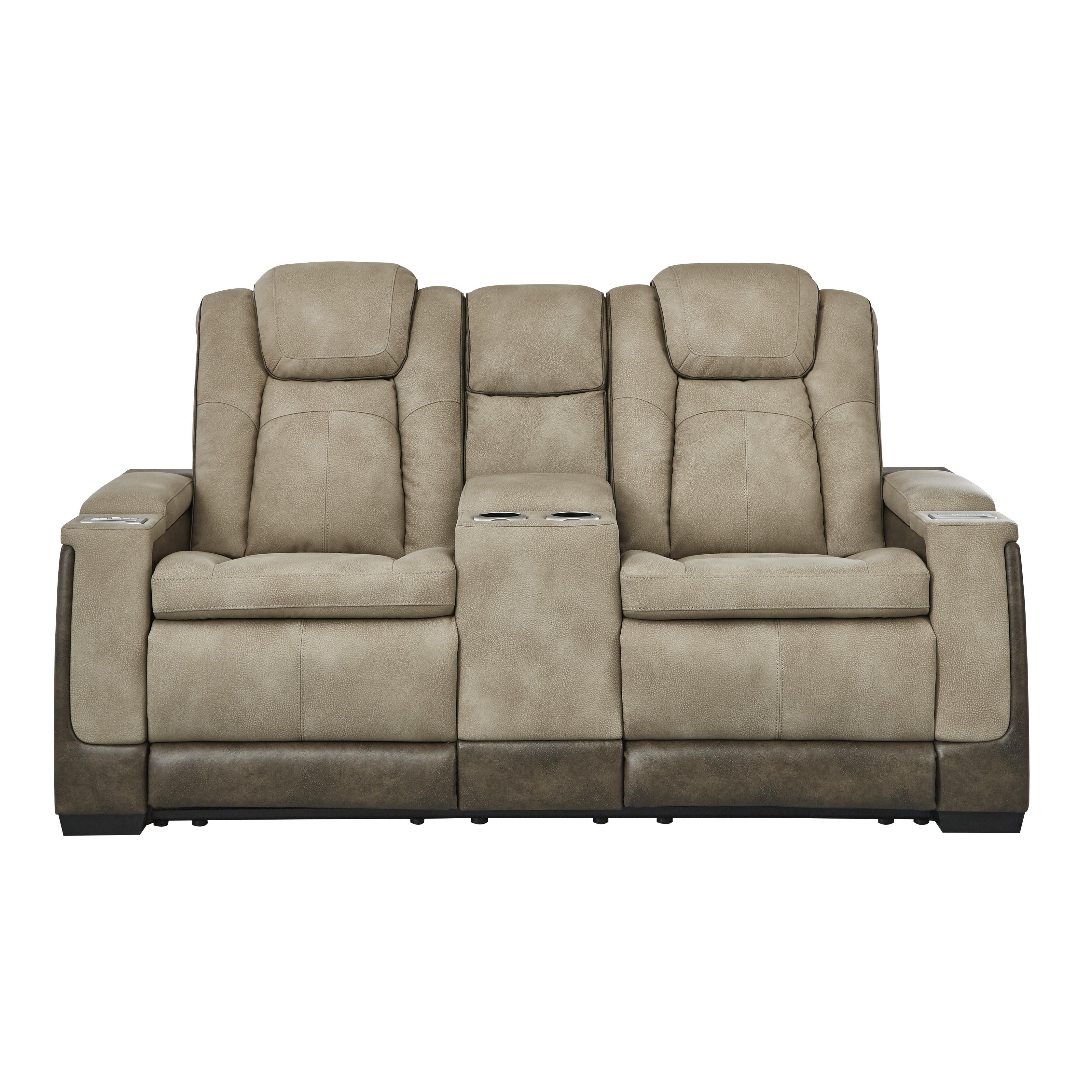 Signature Design by Ashley Next-Gen DuraPella 2200318 Power Reclining Loveseat with Console and Adjustable Headrest IMAGE 2