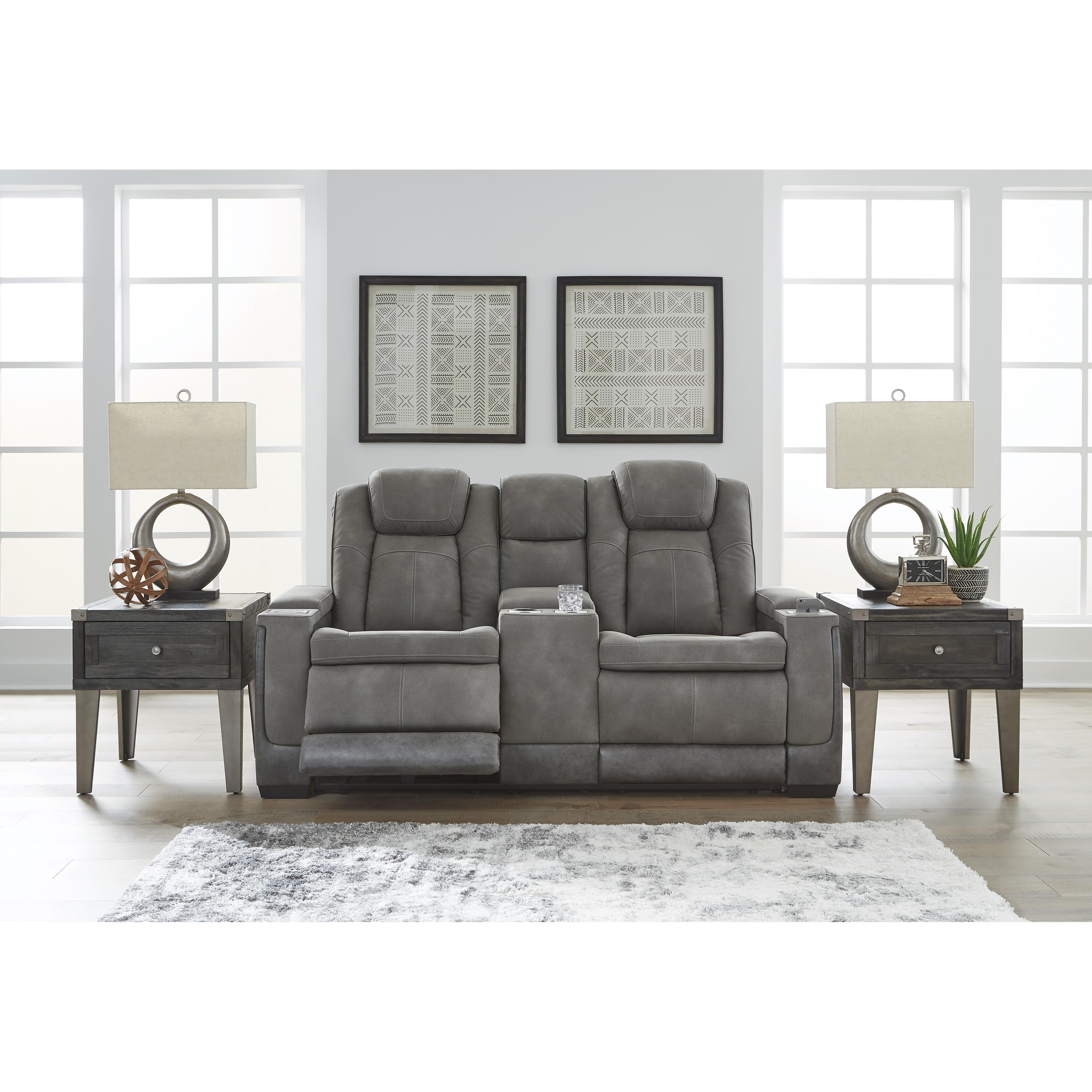 Signature Design by Ashley Next-Gen DuraPella 2200418 Power Reclining Loveseat with Console and Adjustable Headrest IMAGE 5
