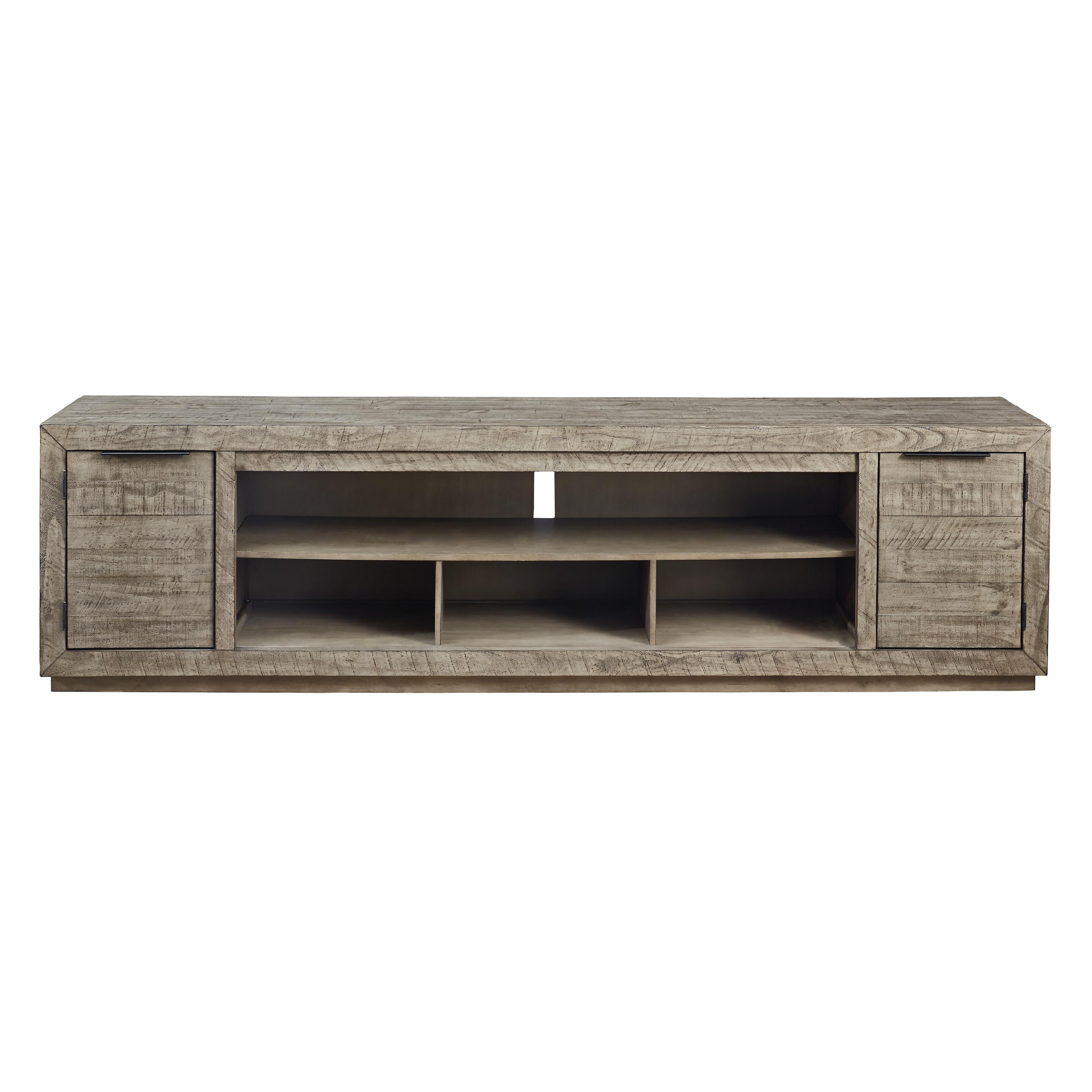 Signature Design by Ashley Krystanza W760-78 Extra Large TV Stand with Fireplace Option IMAGE 3