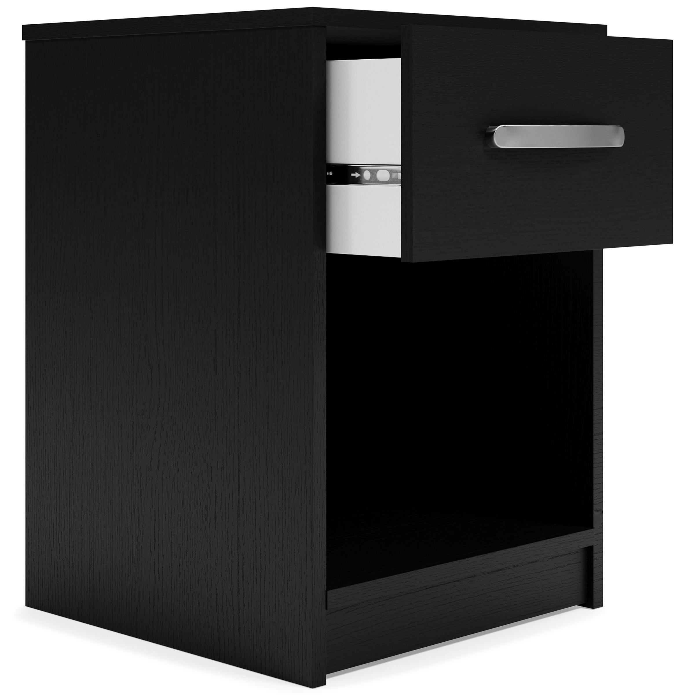 Signature Design by Ashley Finch EB3392-291 One Drawer Night Stand IMAGE 2