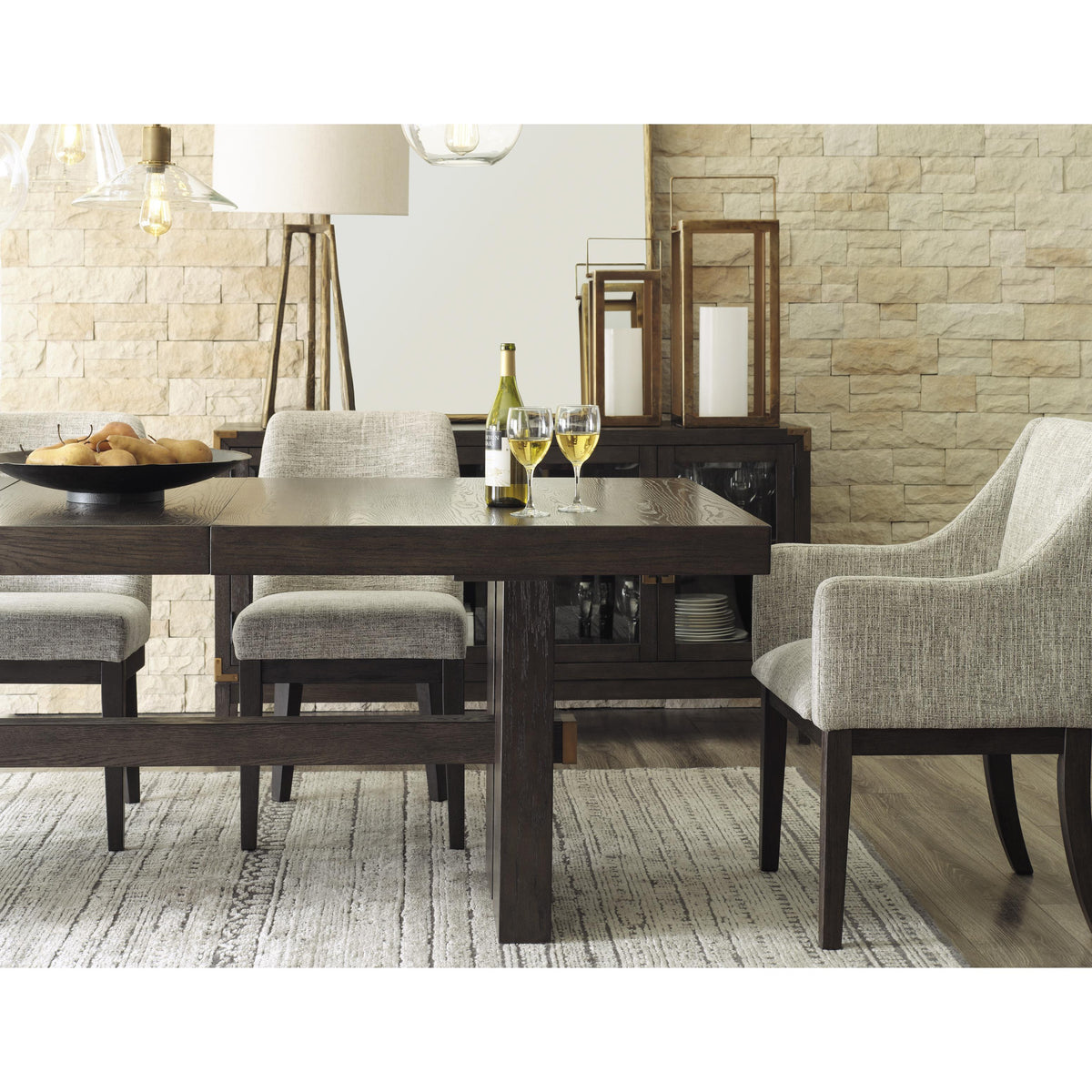 Signature Design by Ashley Burkhaus D984-45 Rectangular Dining Room Extension Table IMAGE 17
