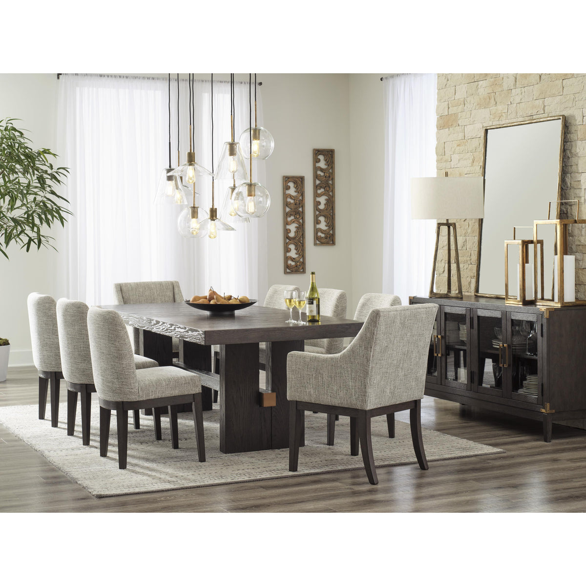 Signature Design by Ashley Burkhaus D984-01 Dining Upholstered Side Chair IMAGE 7