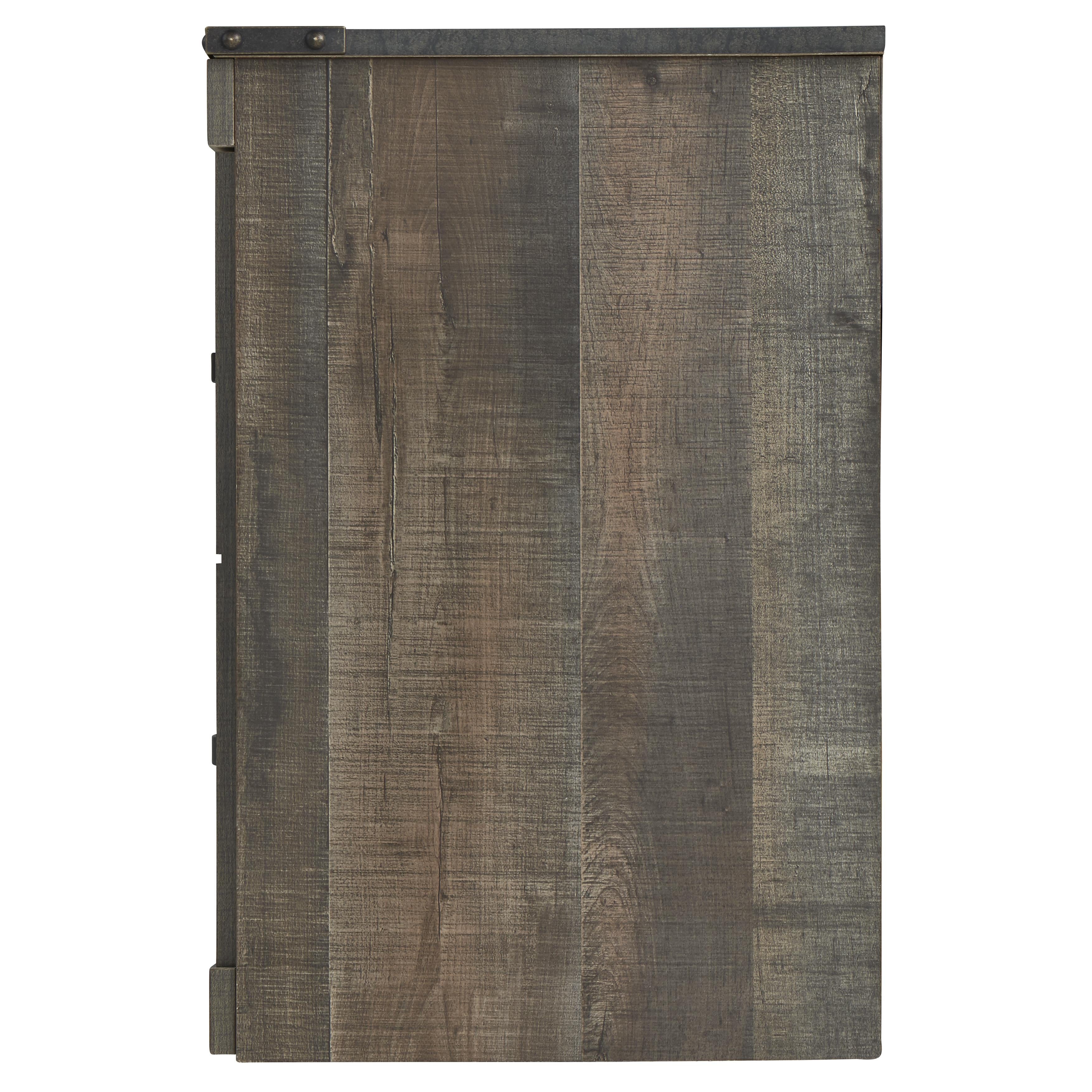 Signature Design by Ashley Trinell EW0446-268 Large TV Stand with Fireplace Option IMAGE 4