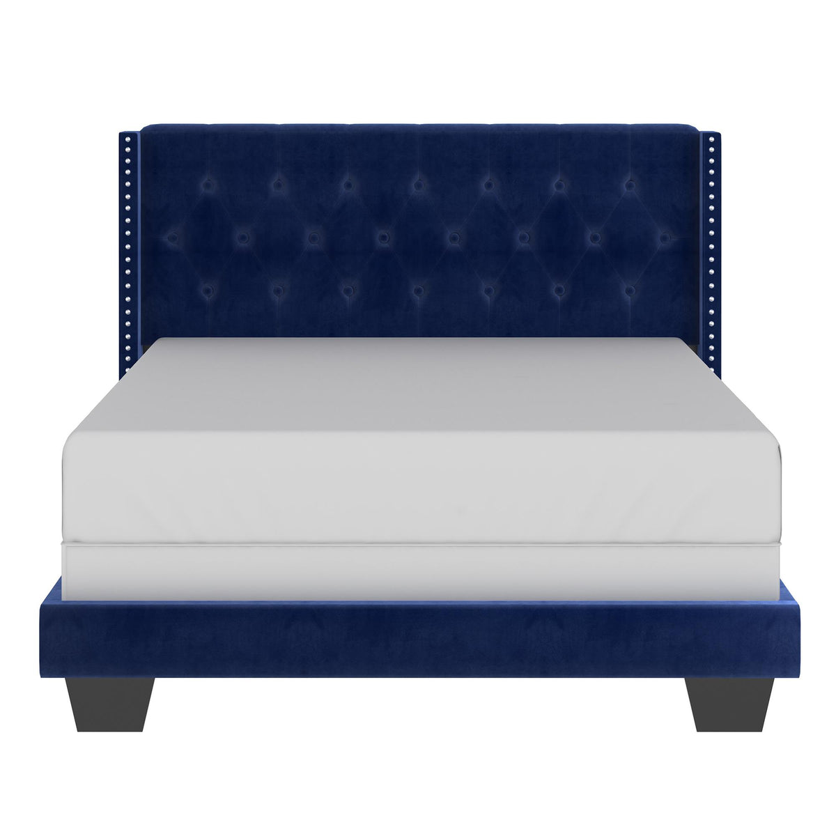 Worldwide Home Furnishings Gunner 101-299Q-NAV 60" Queen Bed - Blue IMAGE 3