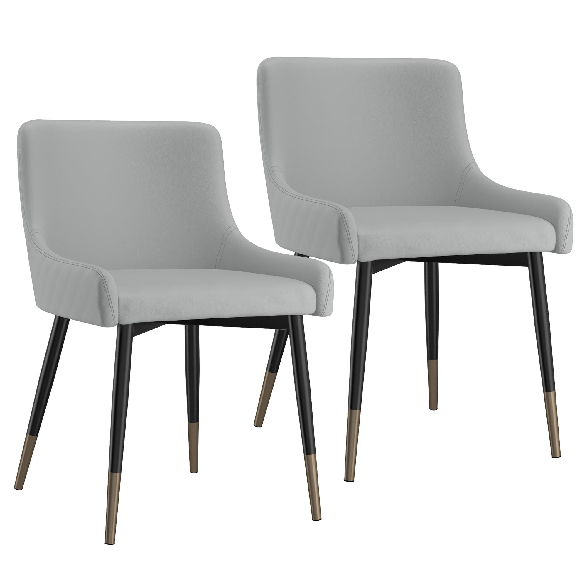!nspire Xander 202-620LG Dining Chair - Light Grey and Black IMAGE 7