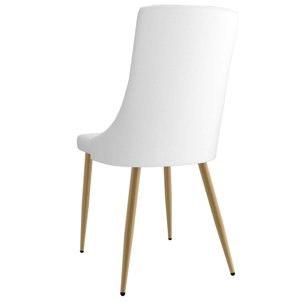 Worldwide Home Furnishings Carmilla/Antoine 207-353_573WT 5 pc Dining Set - Aged Gold with White Chair IMAGE 7
