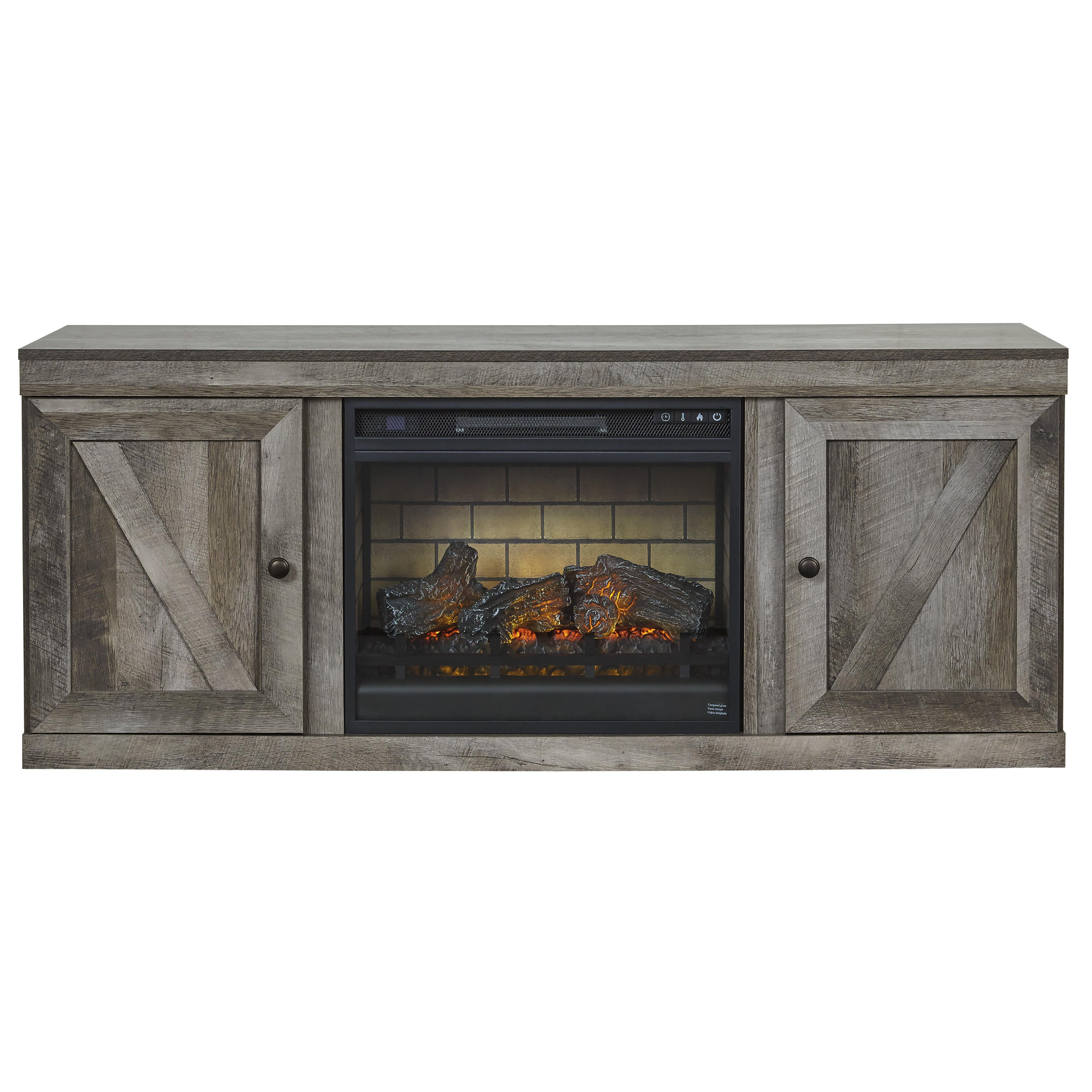 Signature Design by Ashley Wynnlow EW0440W7 TV Stand with Electric Fireplace IMAGE 2