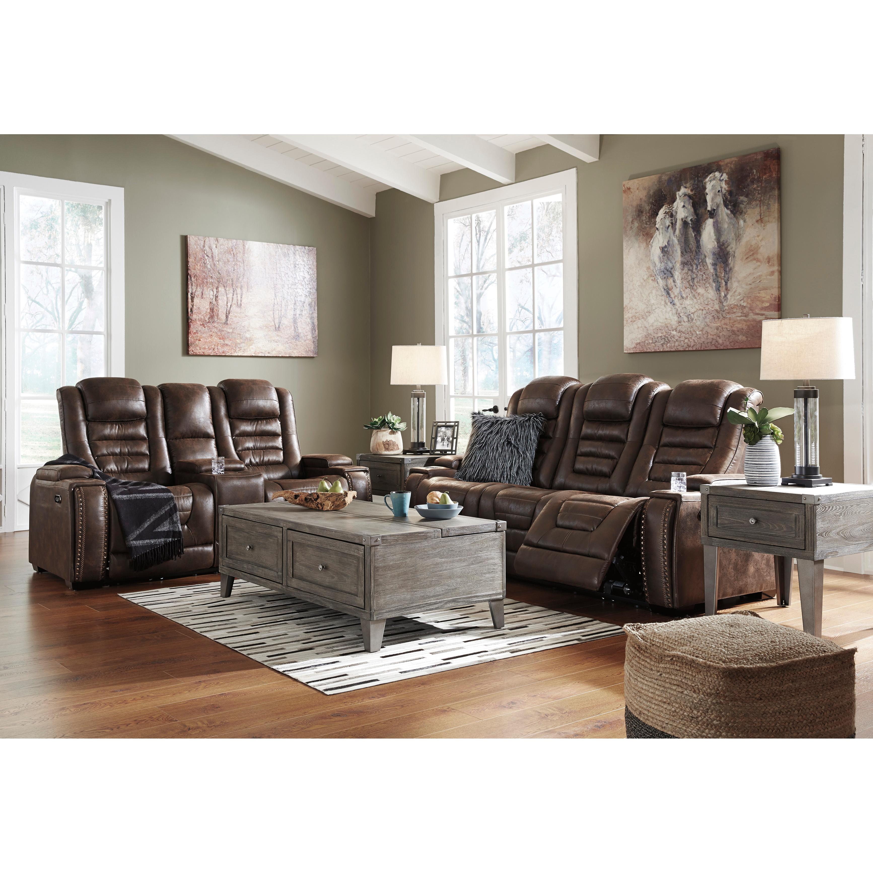 Signature Design by Ashley Game Zone 3850115C Power Reclining Sofa with Adjustable Headrest IMAGE 18