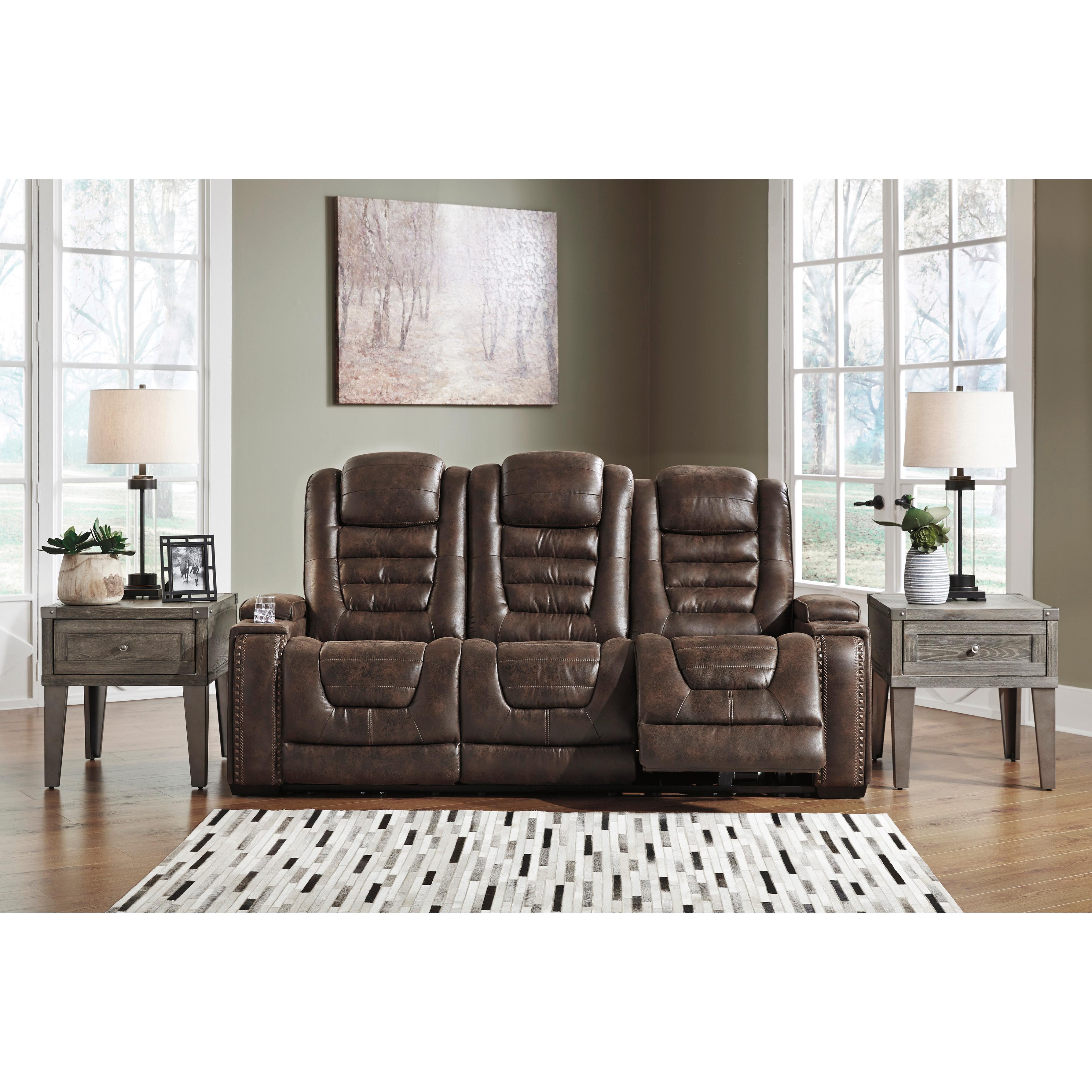 Signature Design by Ashley Game Zone 3850115C Power Reclining Sofa with Adjustable Headrest IMAGE 3