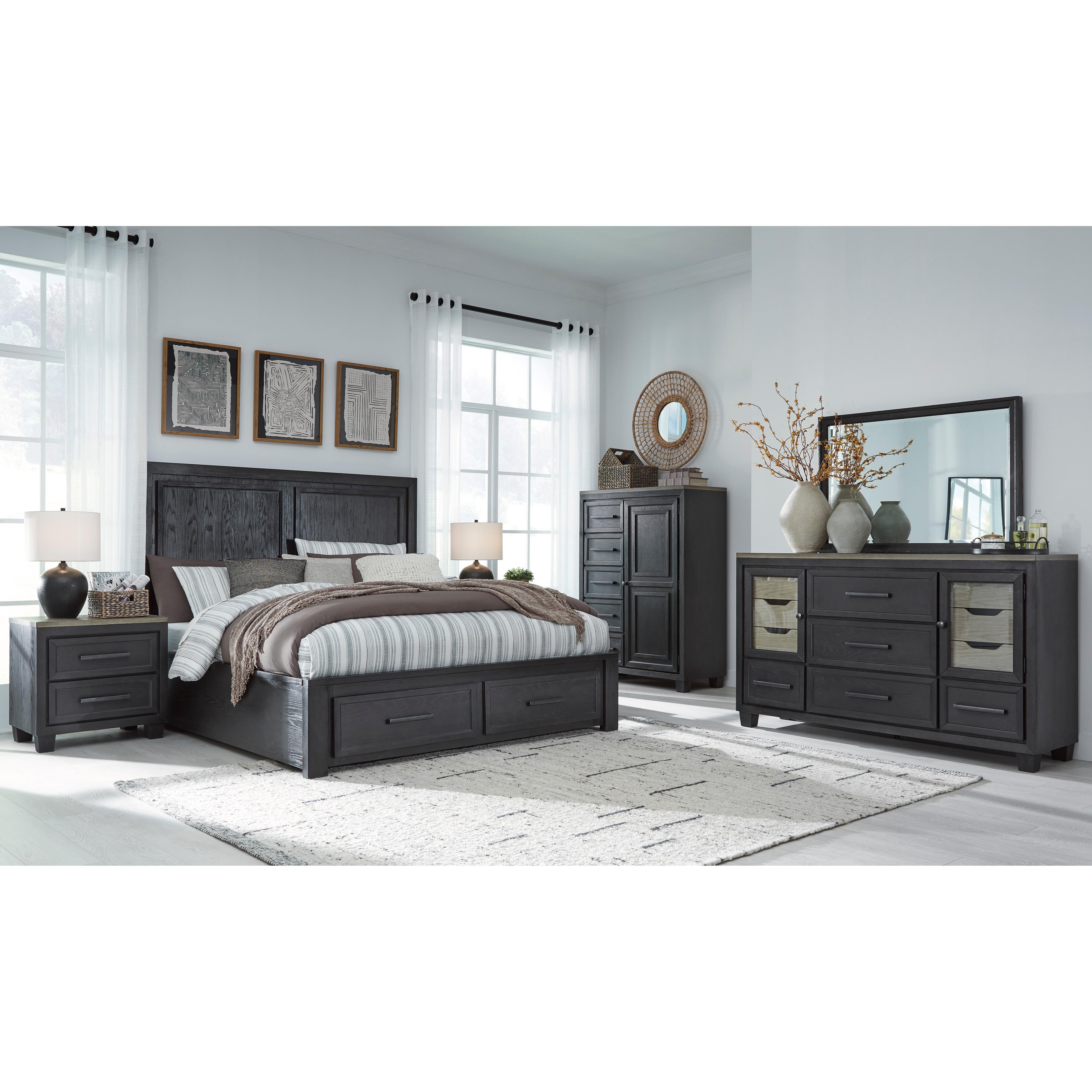 Signature Design by Ashley Foyland B989B1 Dresser and Mirror IMAGE 6