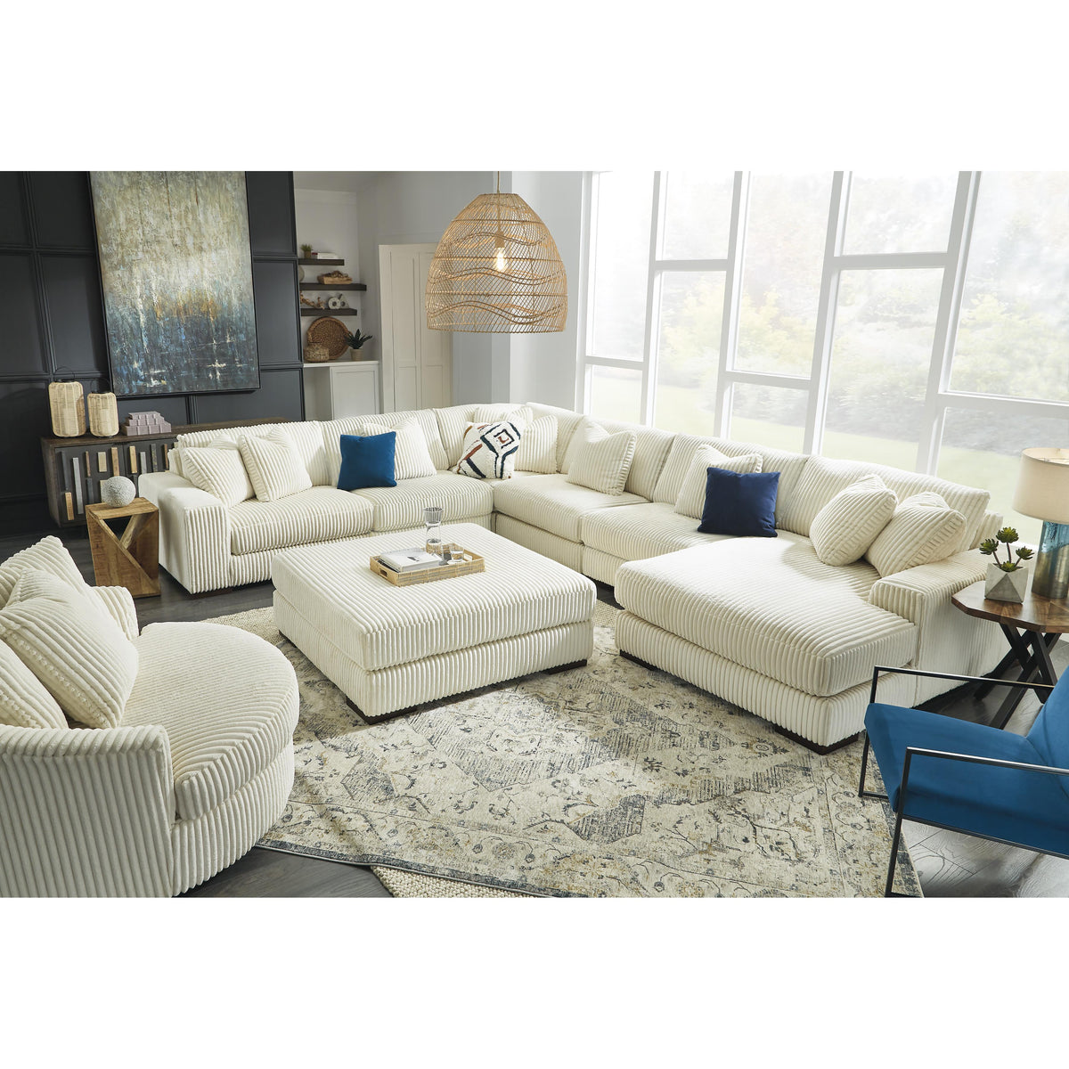 Signature Design by Ashley Lindyn 2110408 Oversized Accent Ottoman IMAGE 7