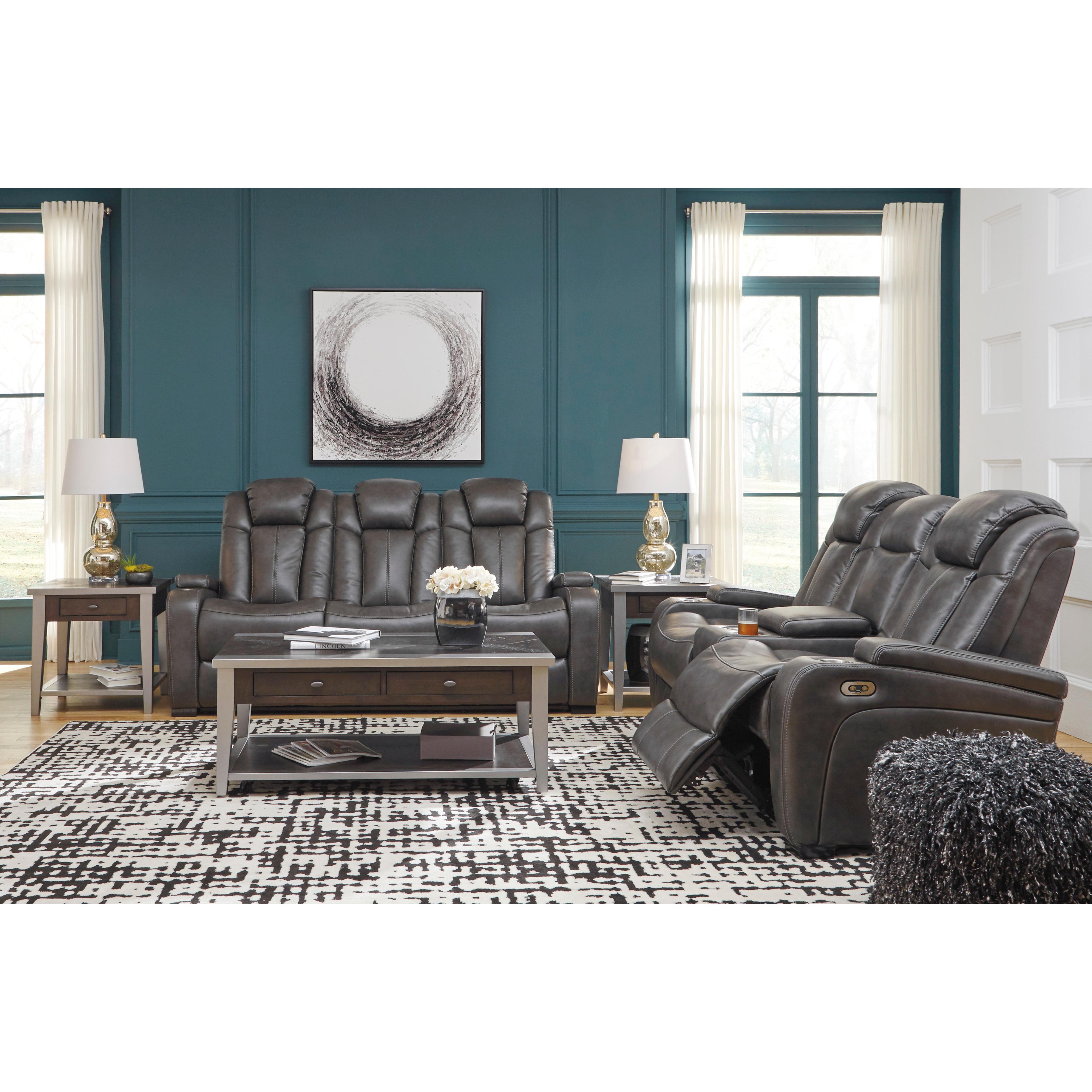 Signature Design by Ashley Turbulance 8500115C Power Reclining Sofa with Adjustable Headrest IMAGE 14