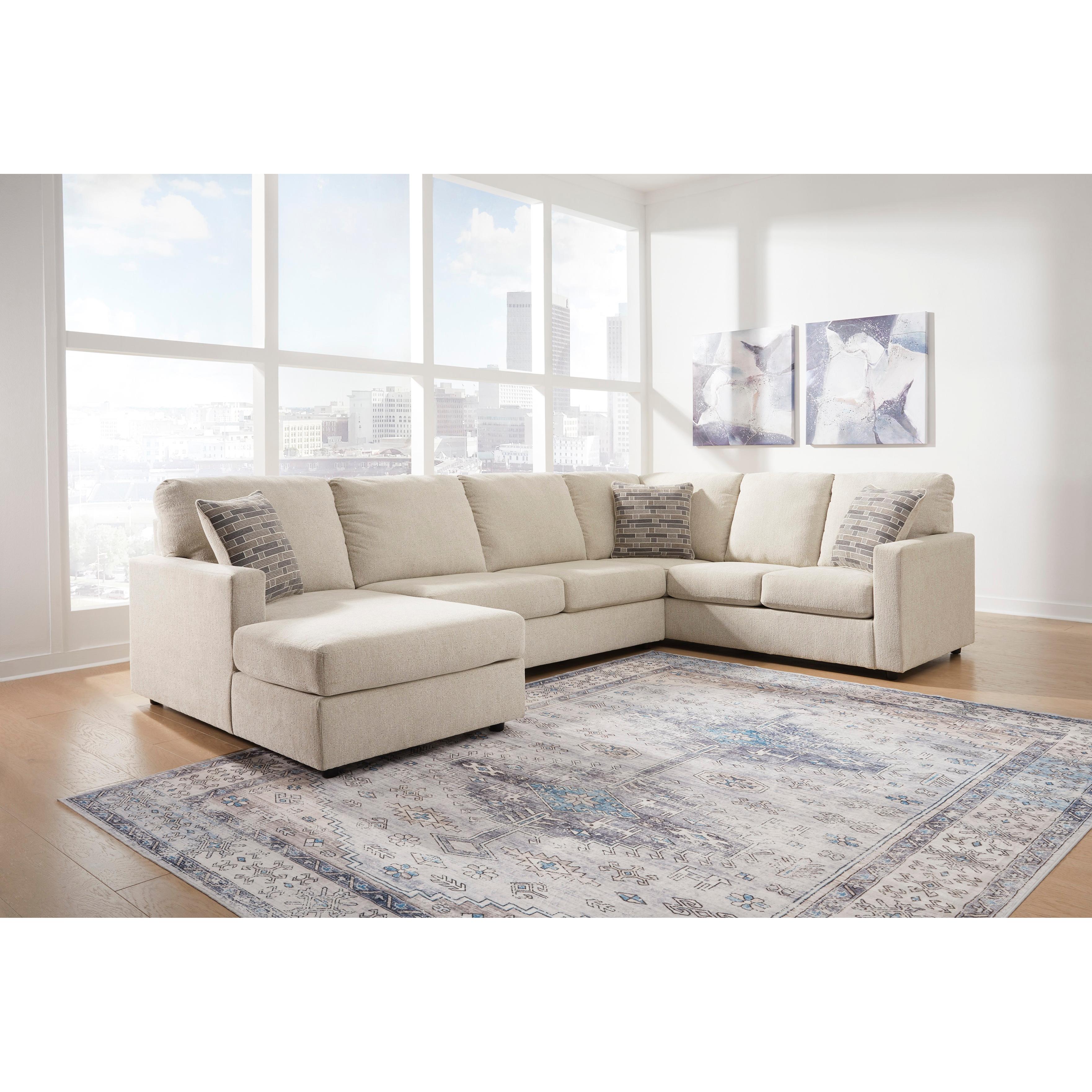 Signature Design by Ashley Edenfield 29004S1 3 pc Sectional with Chaise IMAGE 3