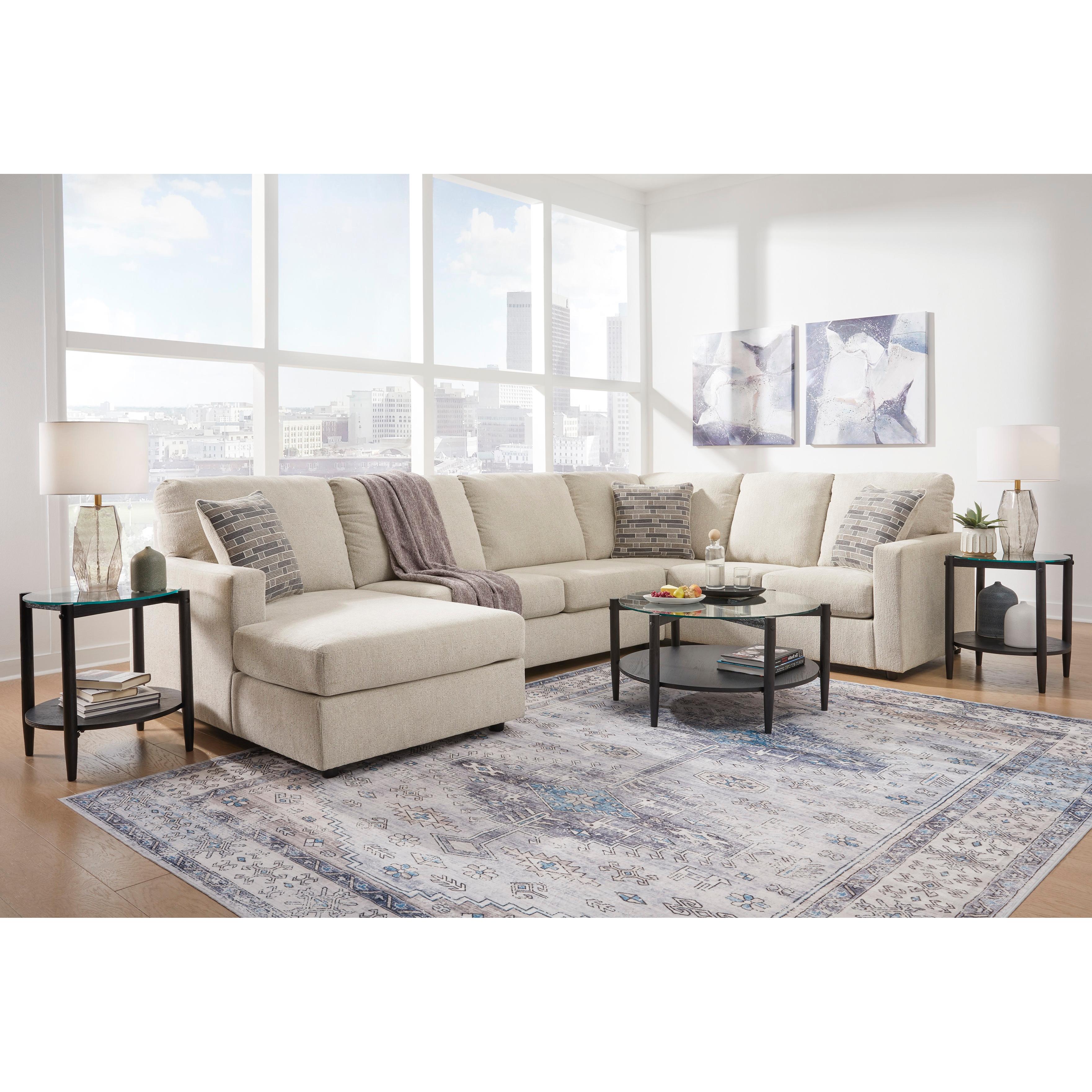 Signature Design by Ashley Edenfield 29004S1 3 pc Sectional with Chaise IMAGE 4