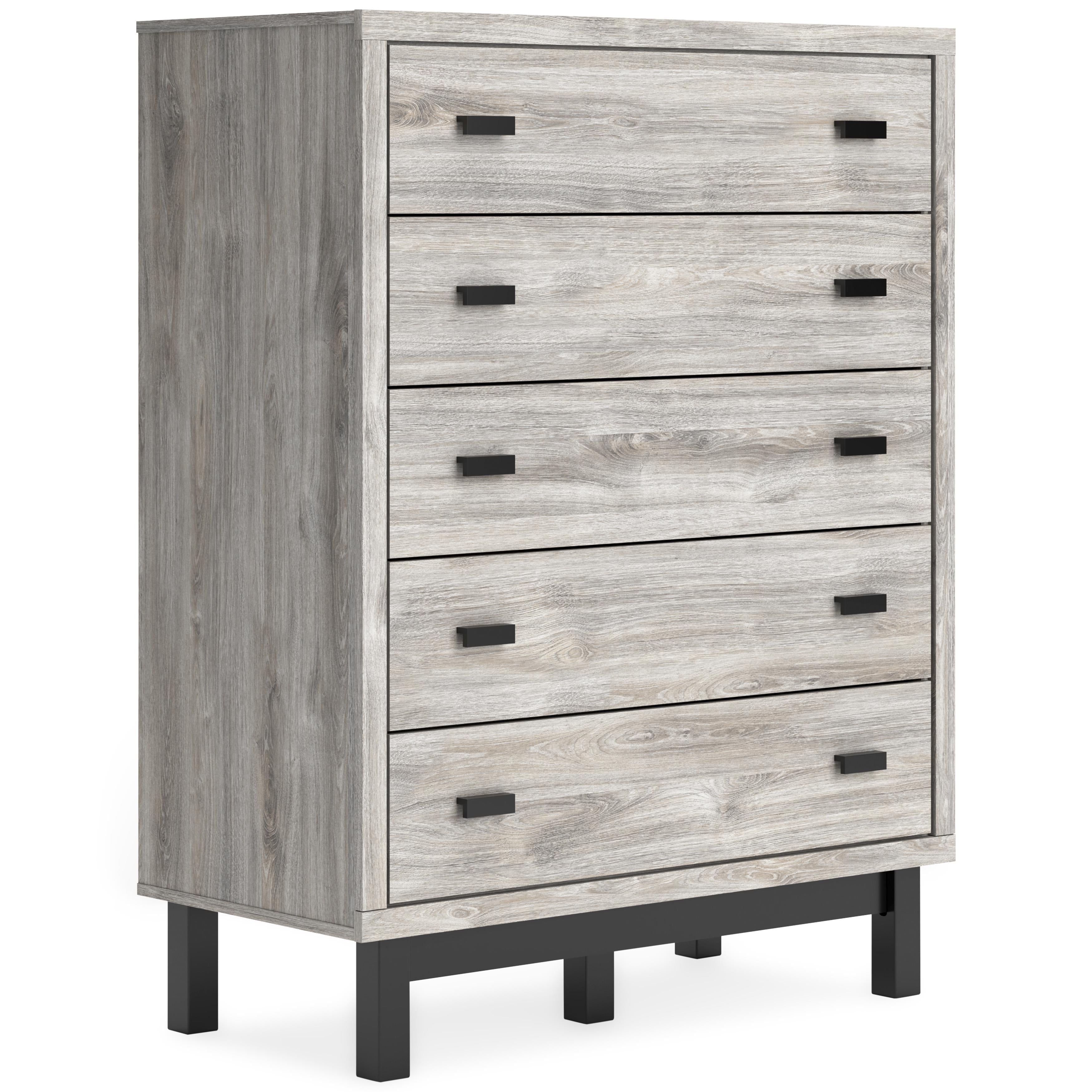 Signature Design by Ashley Vessalli B1036-345 Five Drawer Wide Chest IMAGE 1