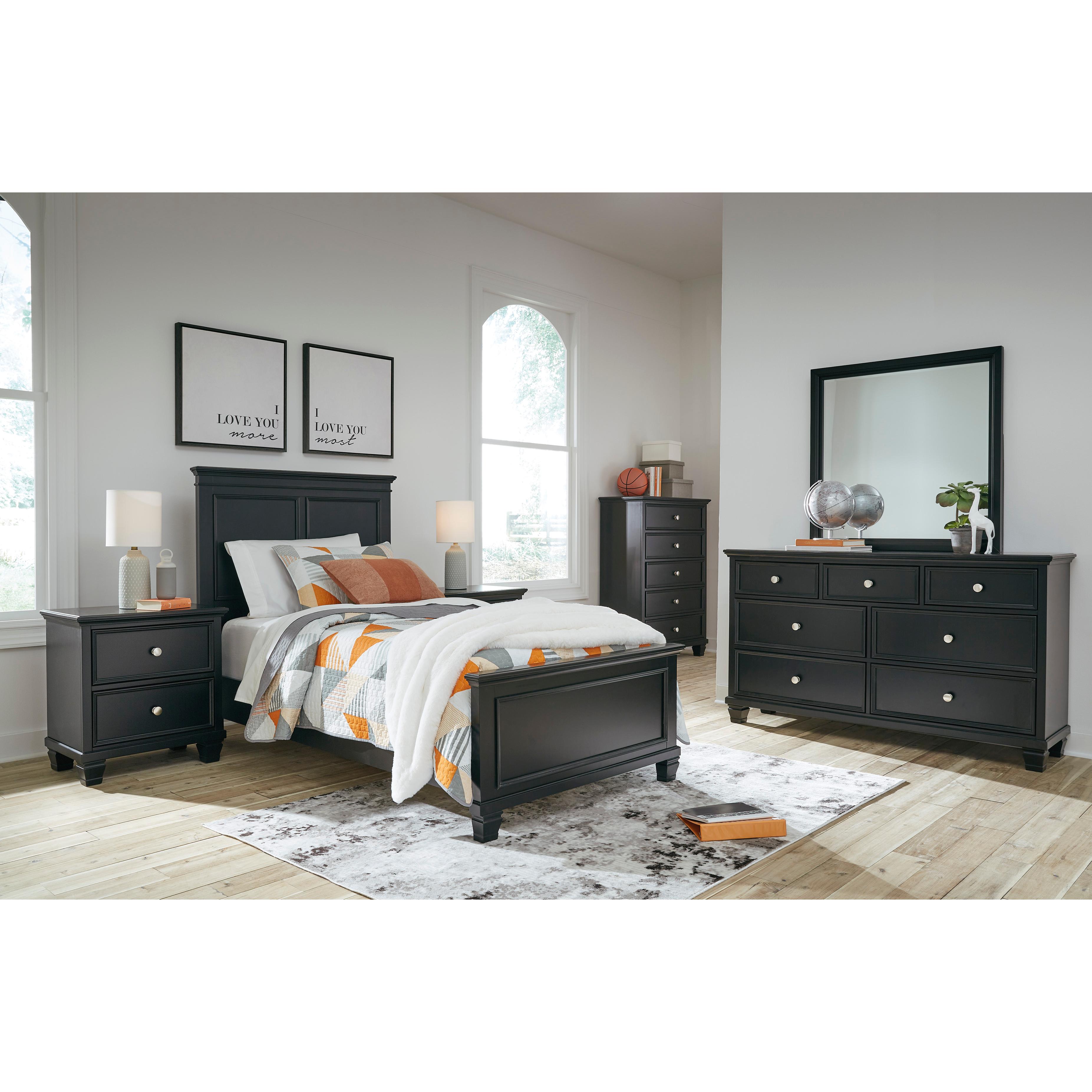 Signature Design by Ashley Lanolee B687-92 Two Drawer Night Stand IMAGE 10